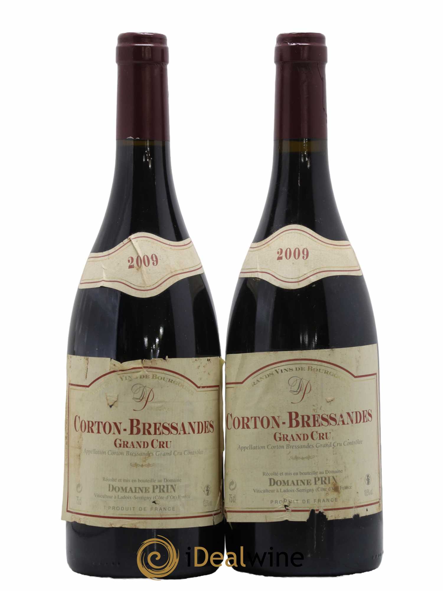 Corton Grand Cru Bressandes Domaine Prin 2009 - Lot de 2 bouteilles - 0