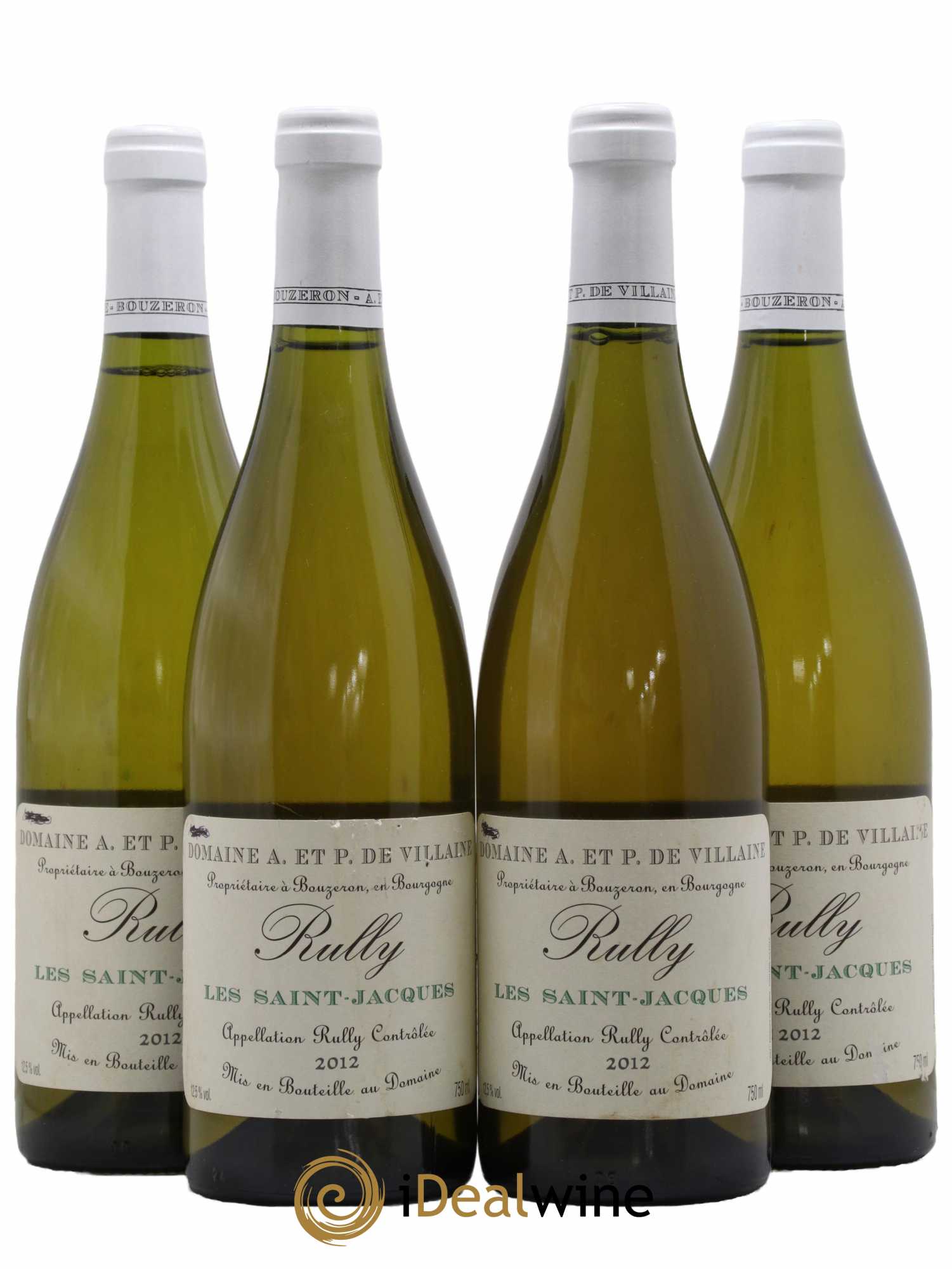 Rully Les Saint-Jacques Domaine de Villaine 2012 - Lot de 4 bouteilles - 0