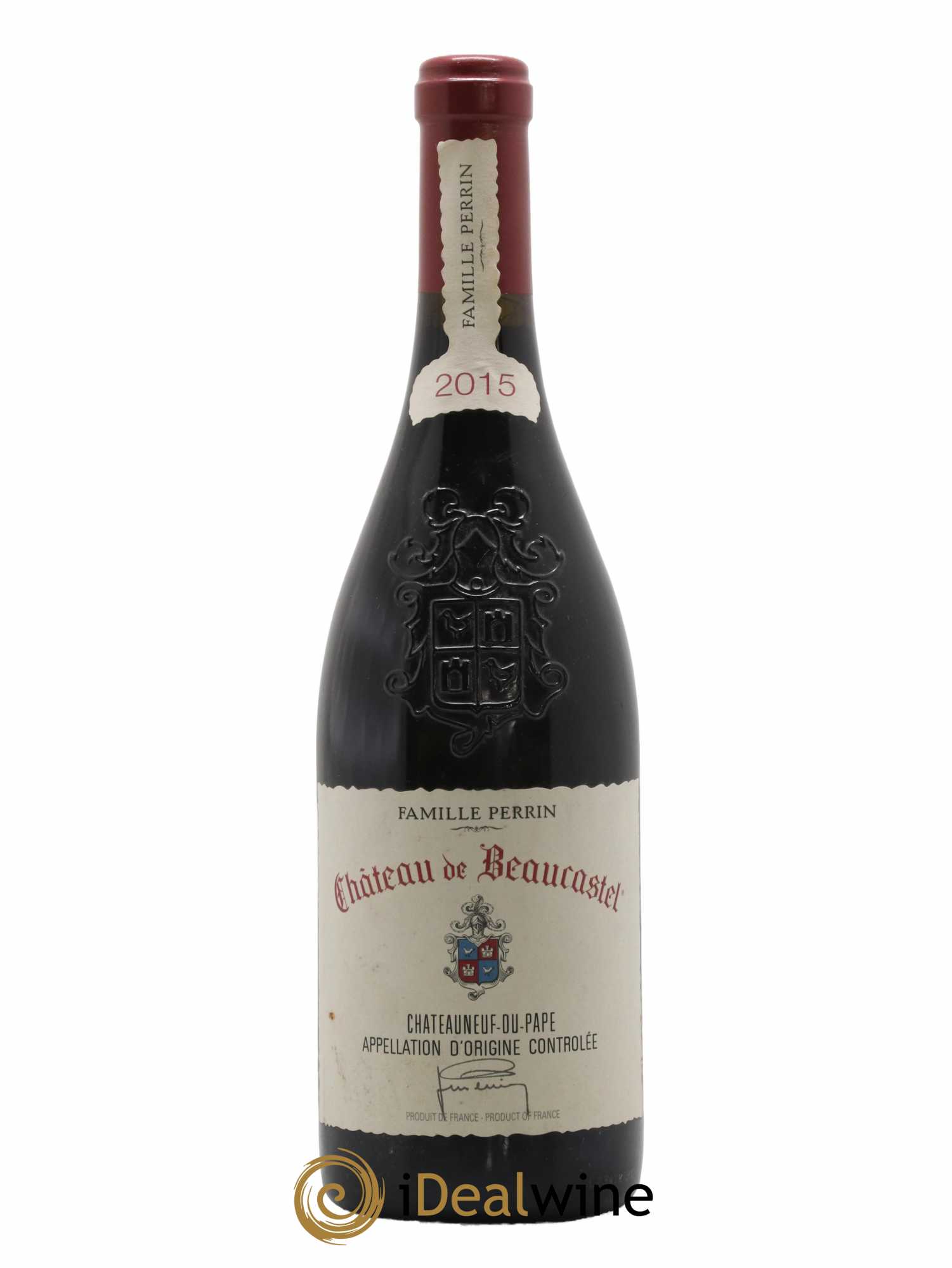 Châteauneuf-du-Pape Château de Beaucastel Famille Perrin 2015 - Lot de 1 bouteille - 0