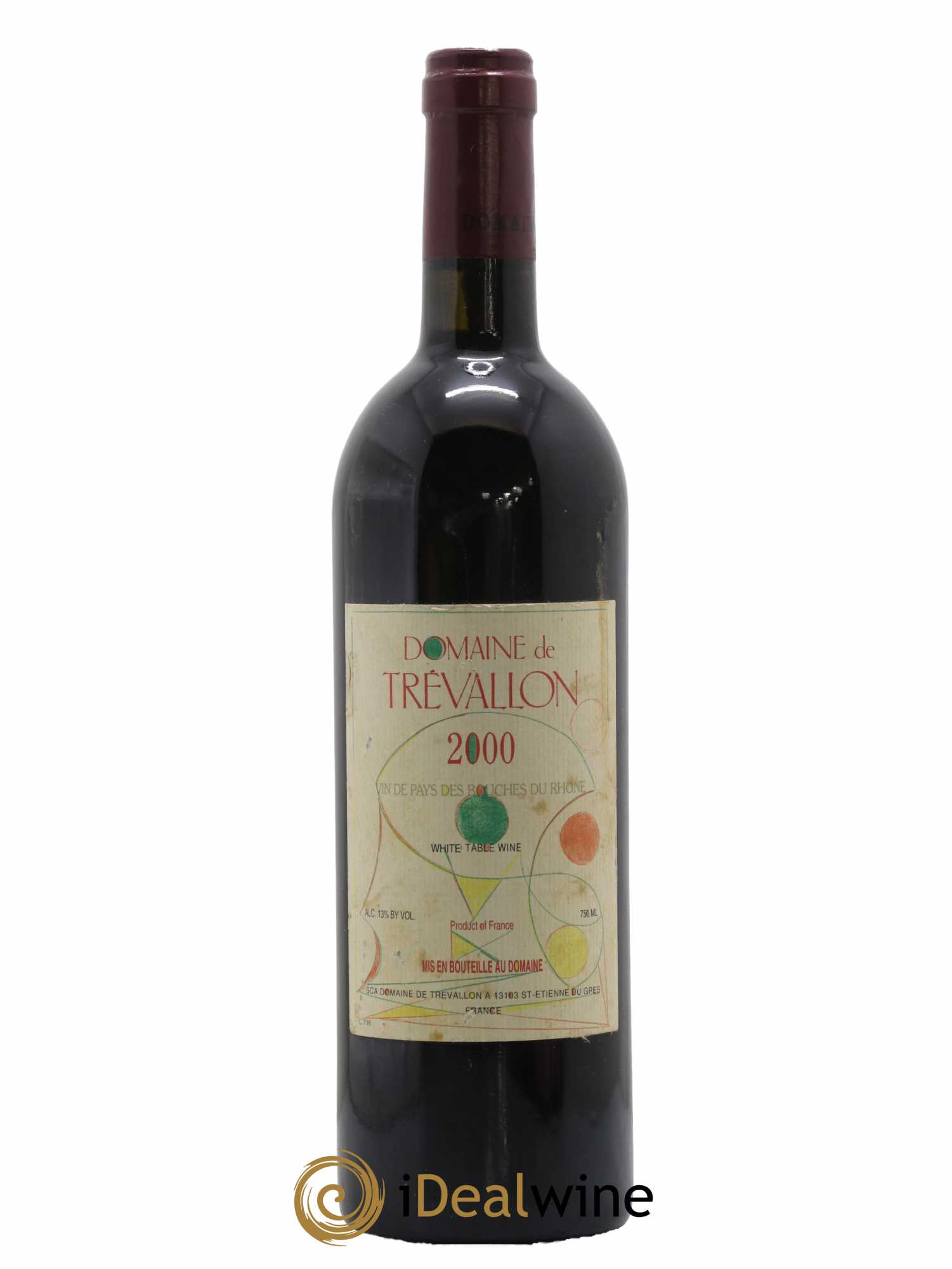 VDP Bouches du Rhône Trévallon (Domaine de) Eloi Dürrbach 2000 - Posten von 1 Flasche - 0