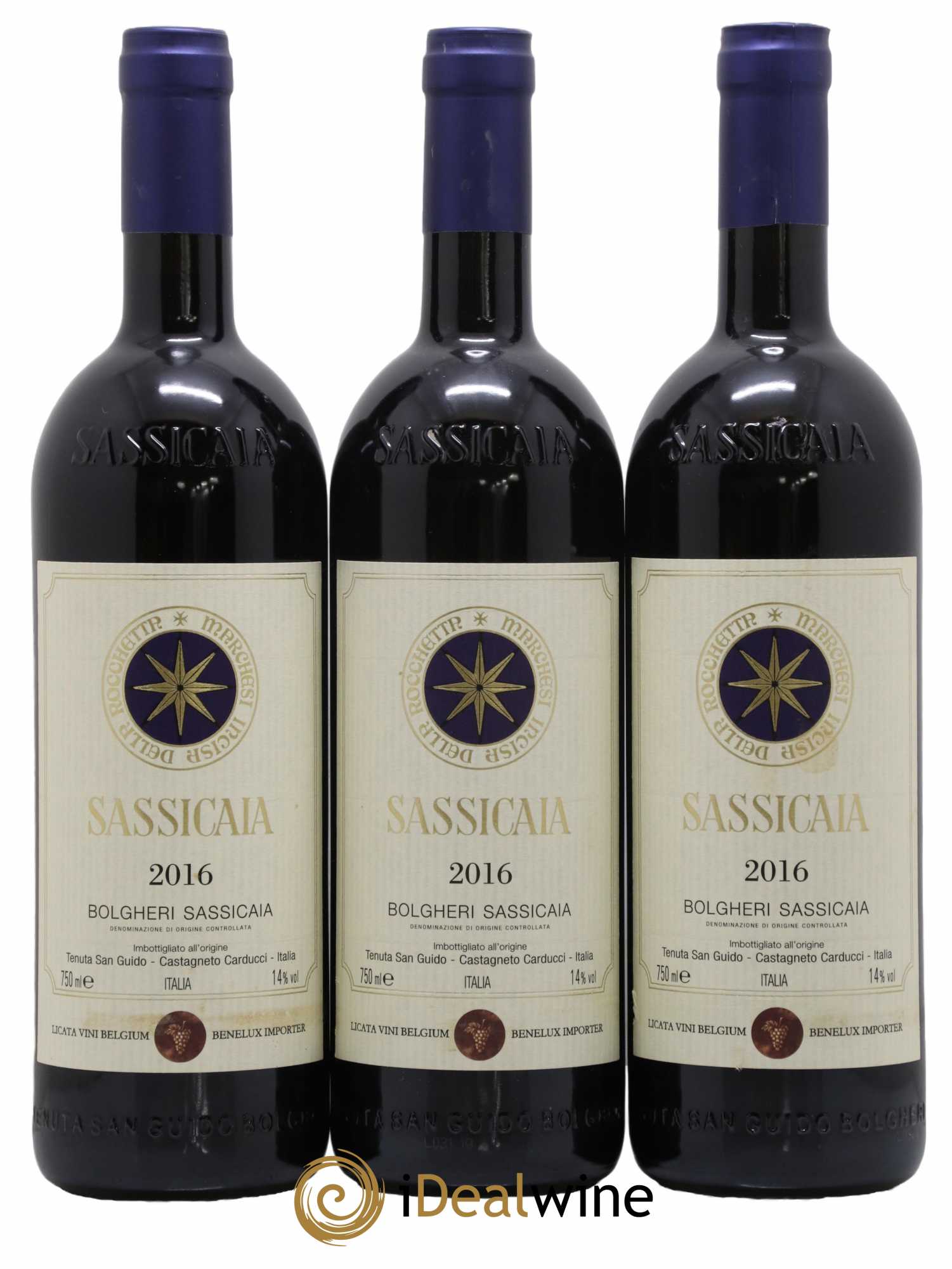 Bolgheri DOC Sassicaia Tenuta San Guido 2016 - Lot of 12 bottles - 4