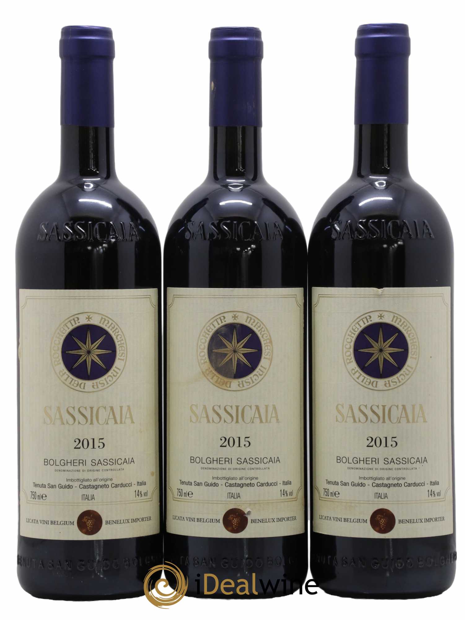 Bolgheri DOC Sassicaia Tenuta San Guido 2015 - Lot de 6 bouteilles - 2