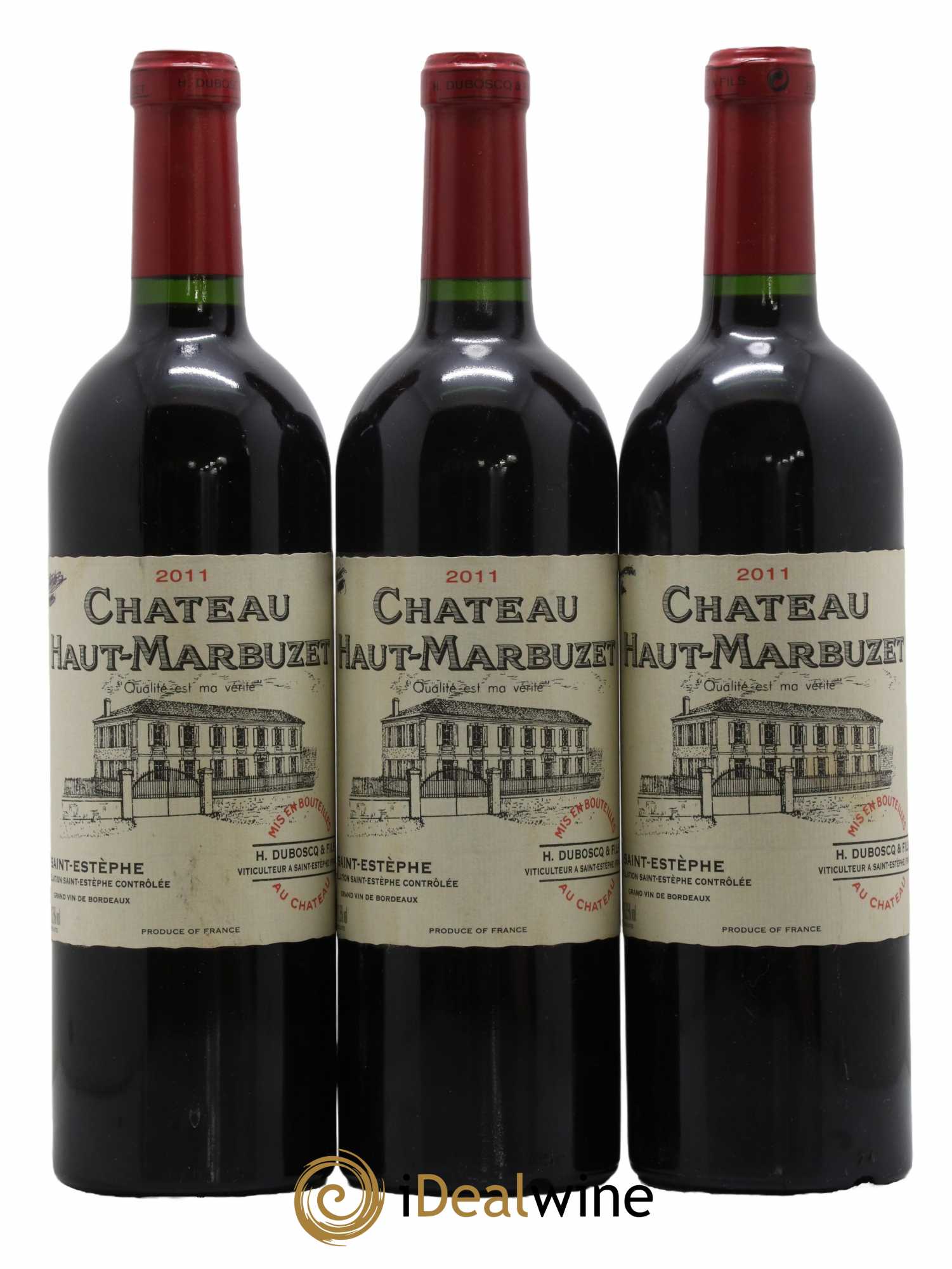 Château Haut Marbuzet 2011 - Lot de 3 bouteilles - 0