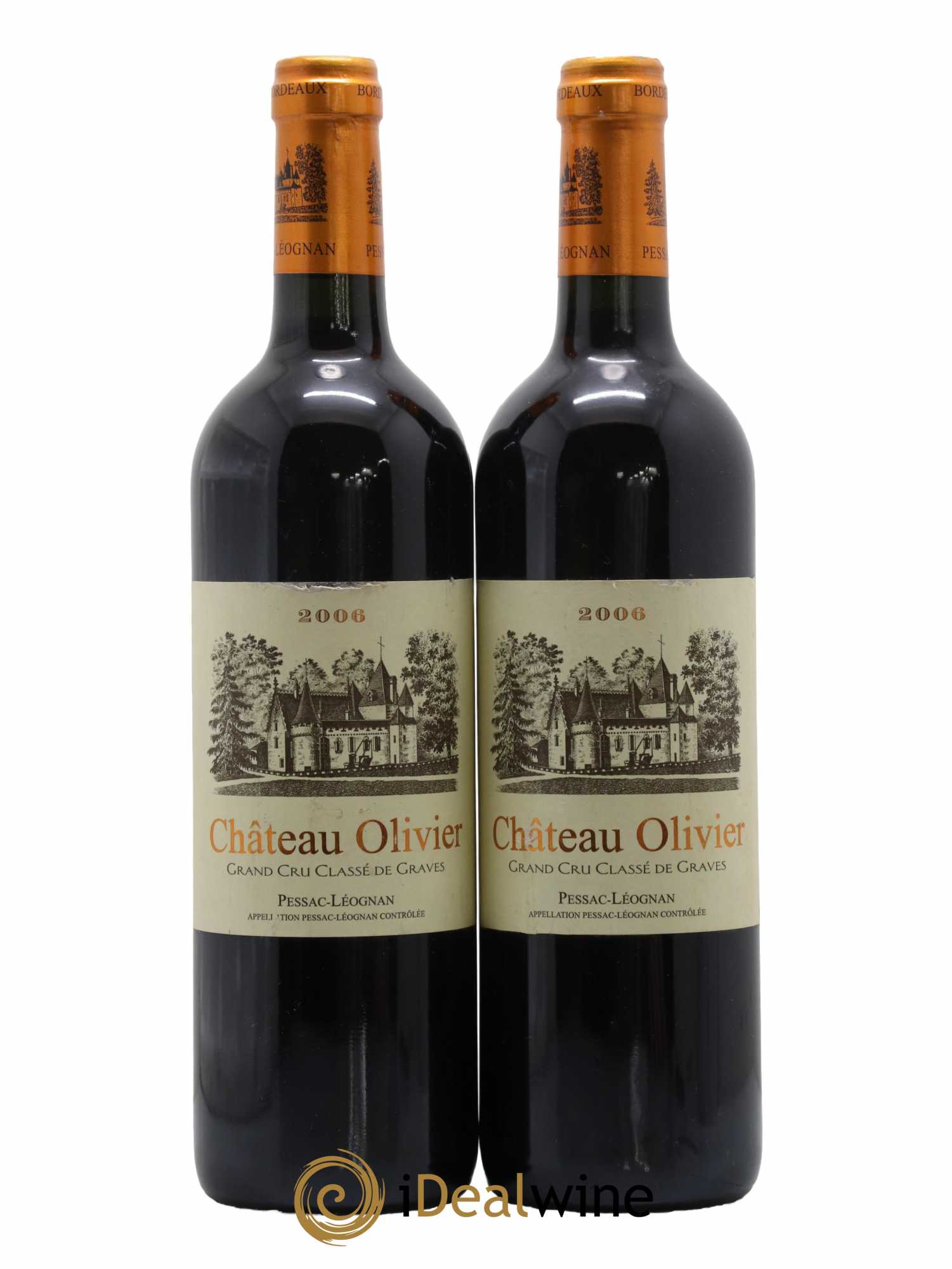 Château Olivier Cru Classé de Graves 2006 - Lot de 2 bouteilles - 0