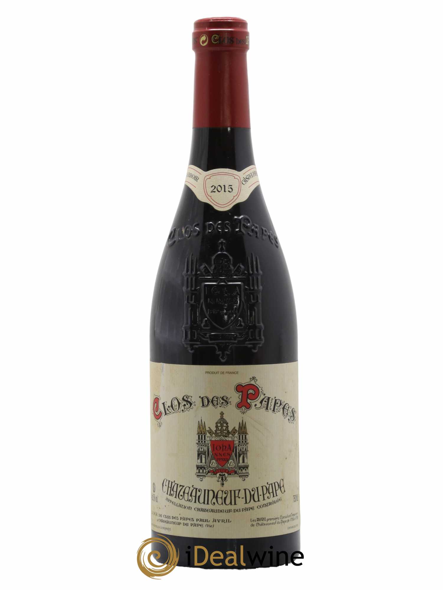 Châteauneuf-du-Pape Clos des Papes - Paul Avril 2015 - Lot de 1 bouteille - 0
