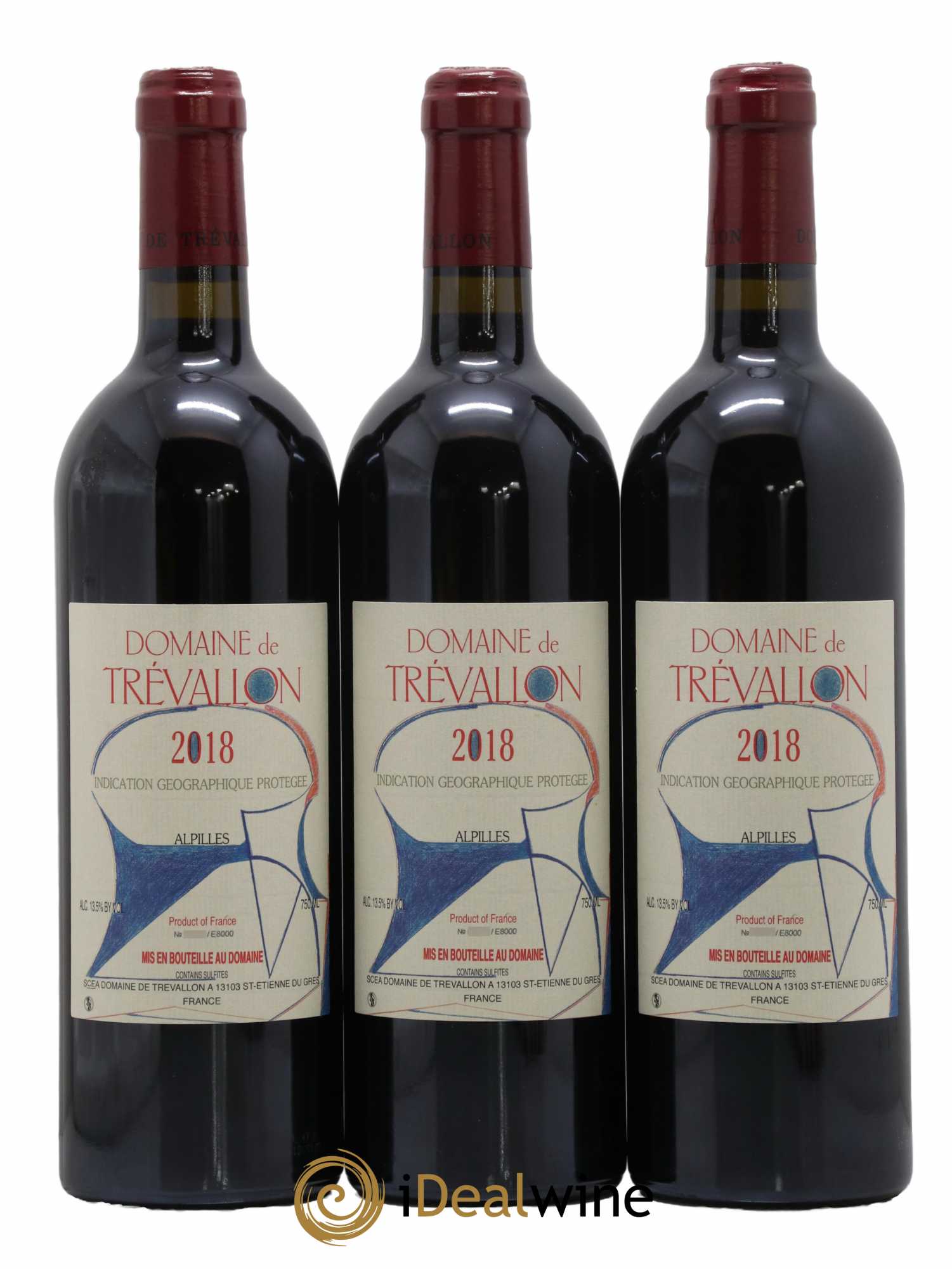 Alpilles Trévallon (Domaine de) Eloi Dürrbach 2018 - Posten von 3 Flaschen - 0
