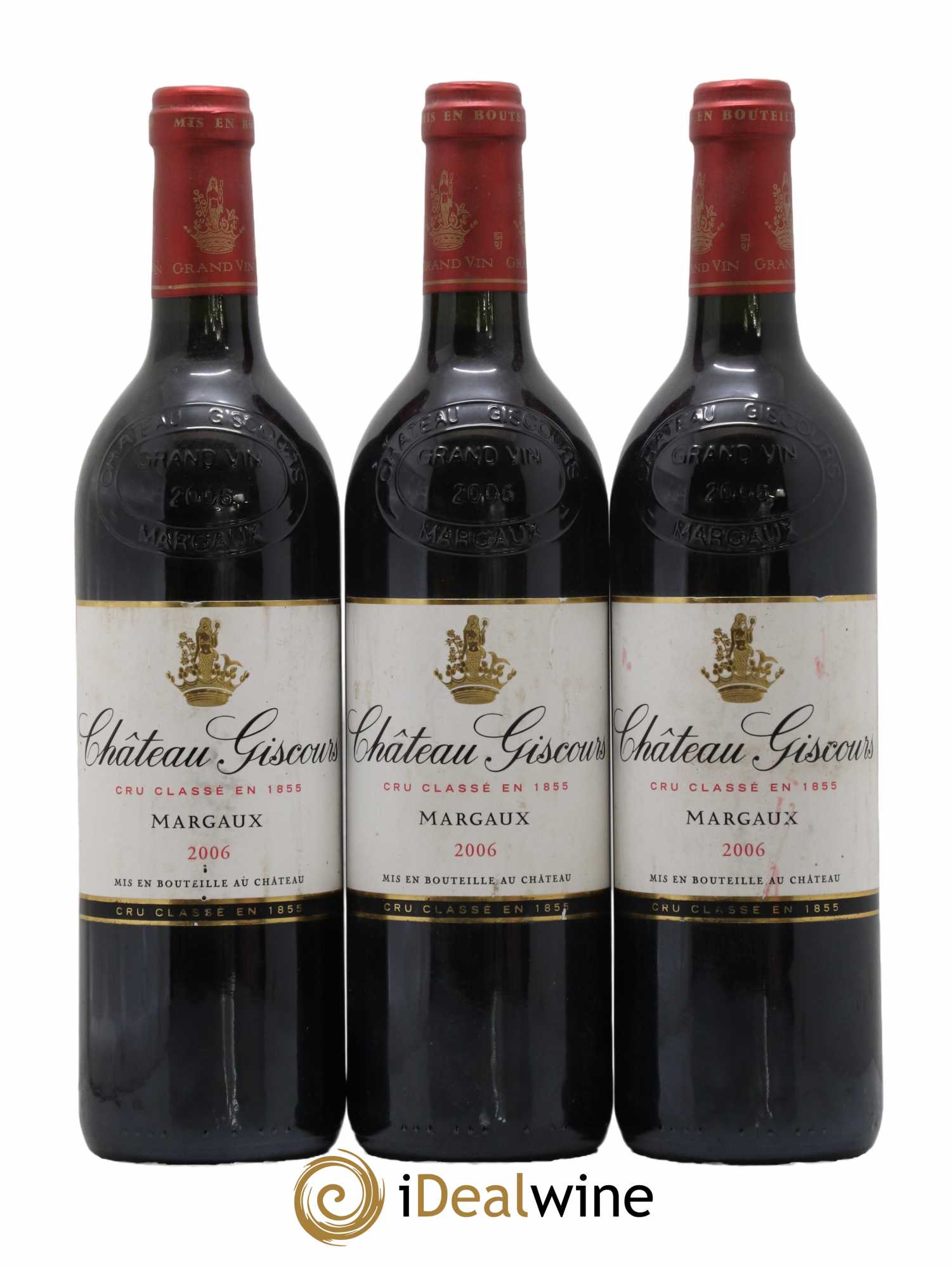 Château Giscours 3ème Grand Cru Classé 2006 - Lot de 3 bouteilles - 0