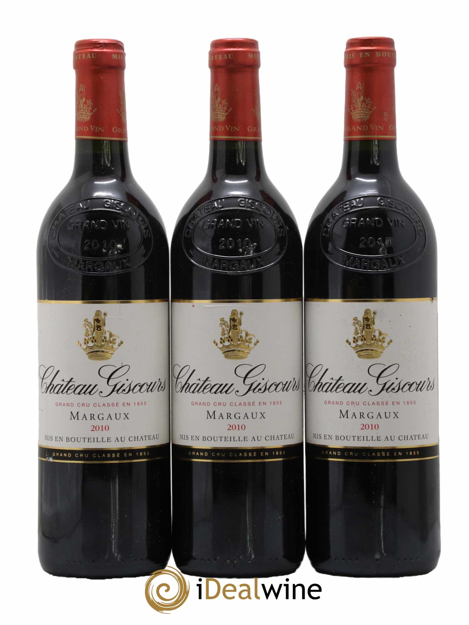 Château Giscours 3ème Grand Cru Classé 2010 - Lot de 3 bouteilles - 0