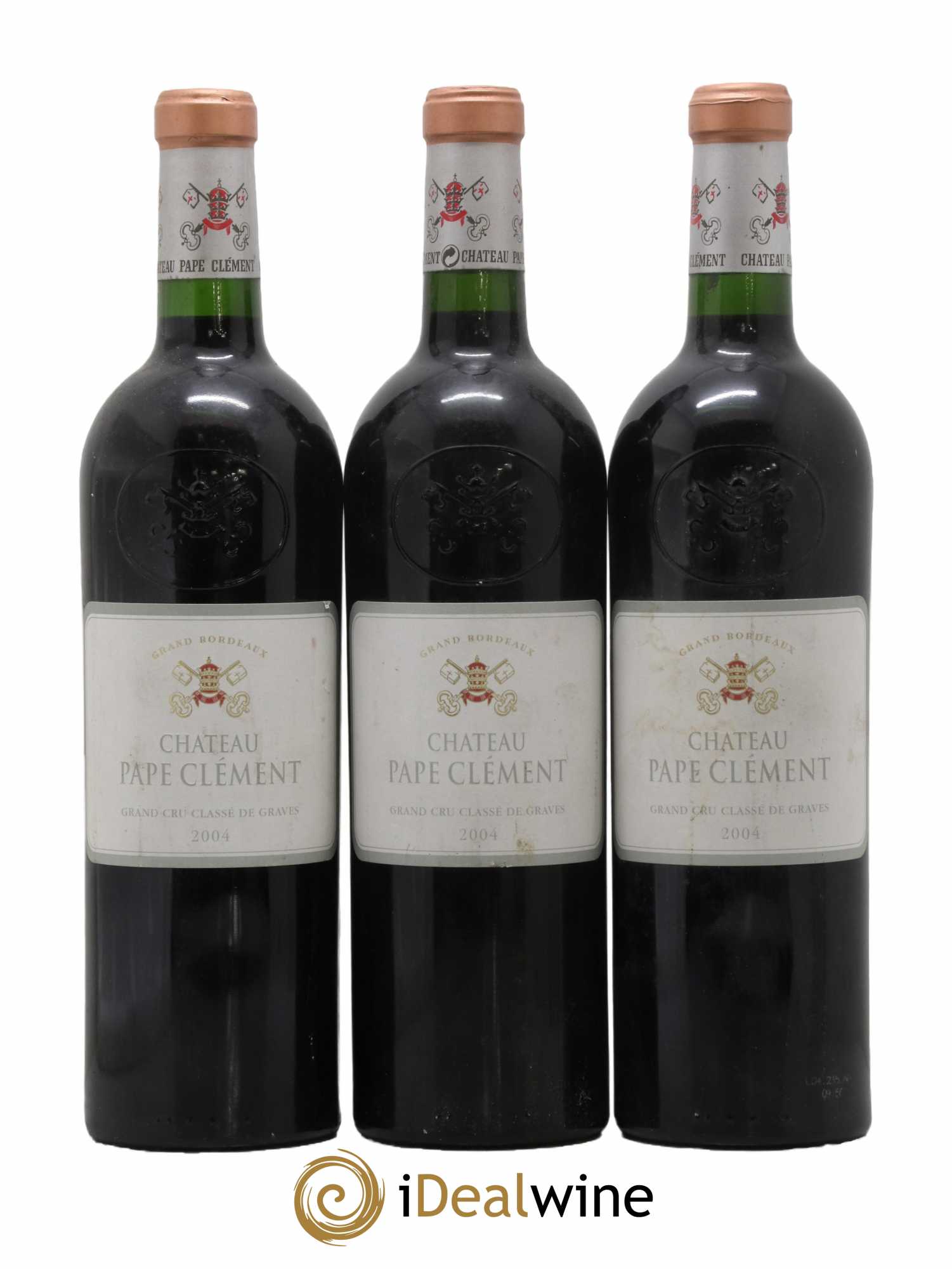 Château Pape Clément Cru Classé de Graves 2004 - Lot de 3 bouteilles - 0