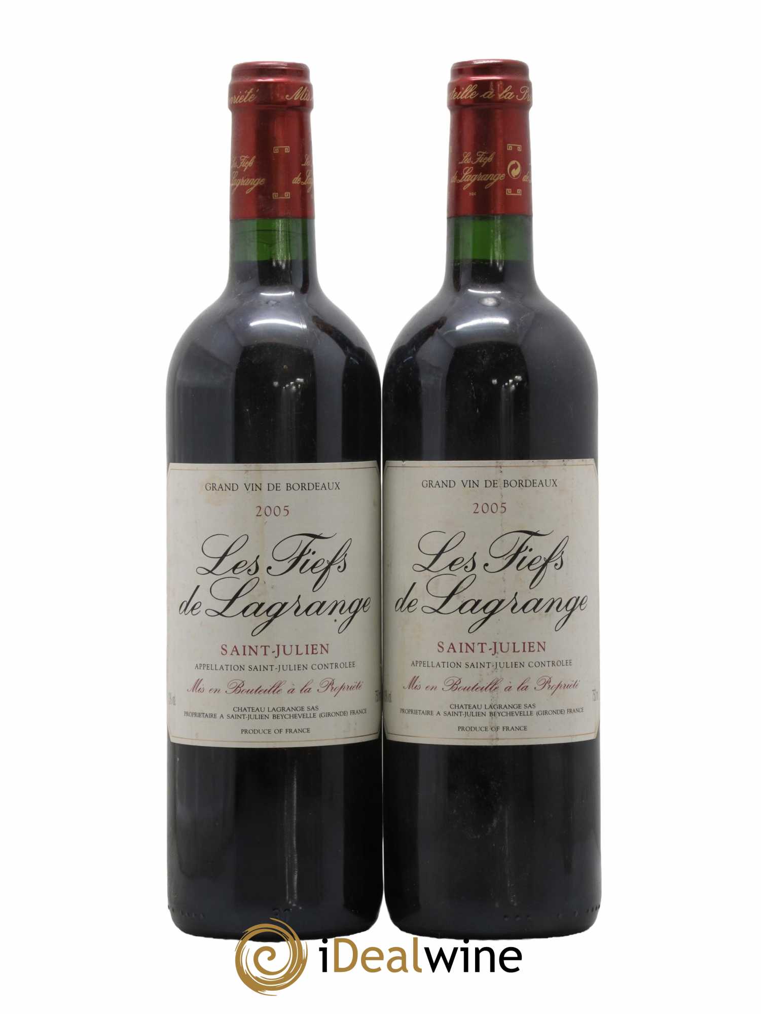 Les Fiefs de Lagrange Second Vin 2005 - Lot de 2 bouteilles - 0
