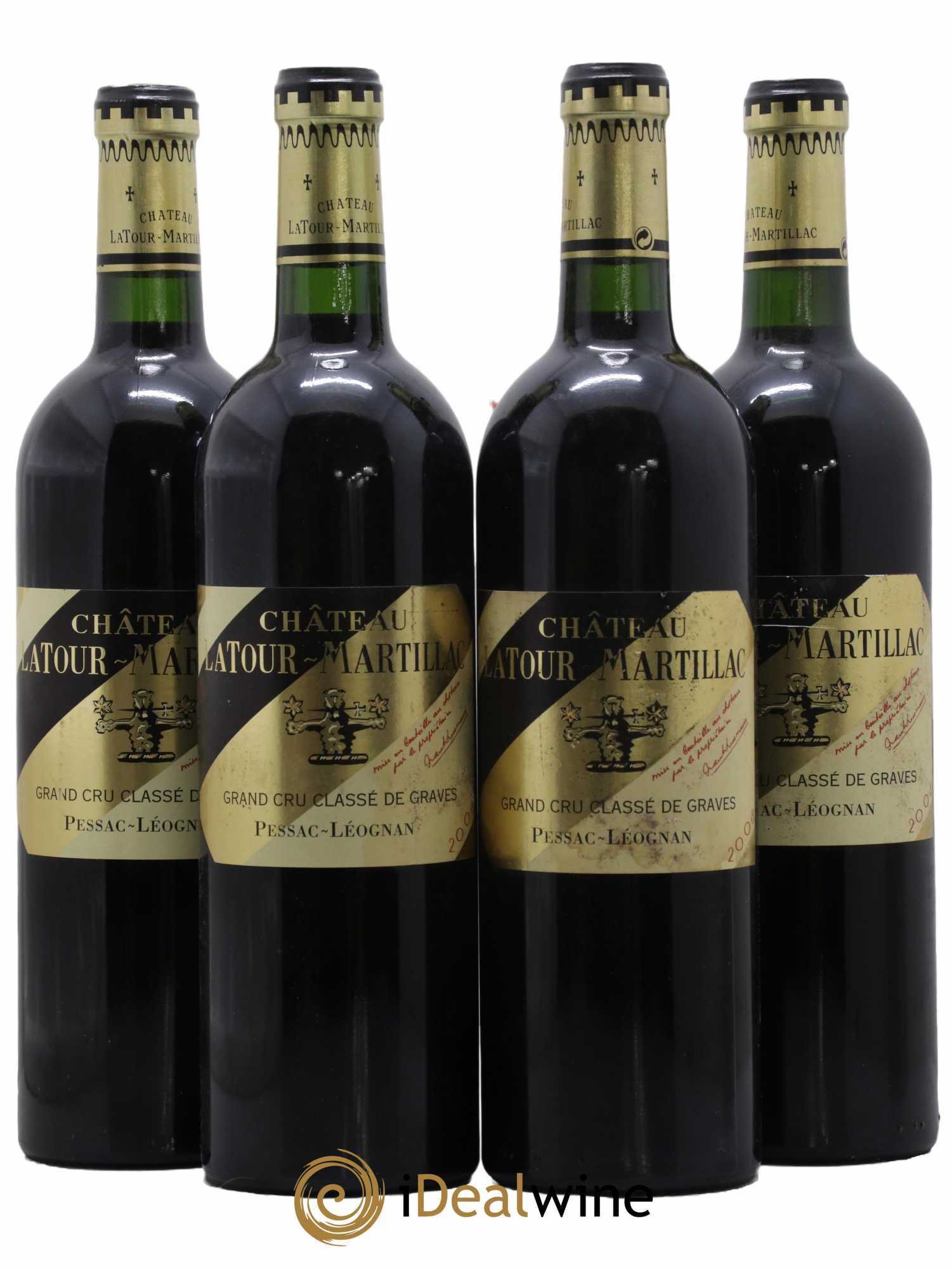 Château Latour-Martillac Cru Classé de Graves 2008 - Lot de 4 bouteilles - 0