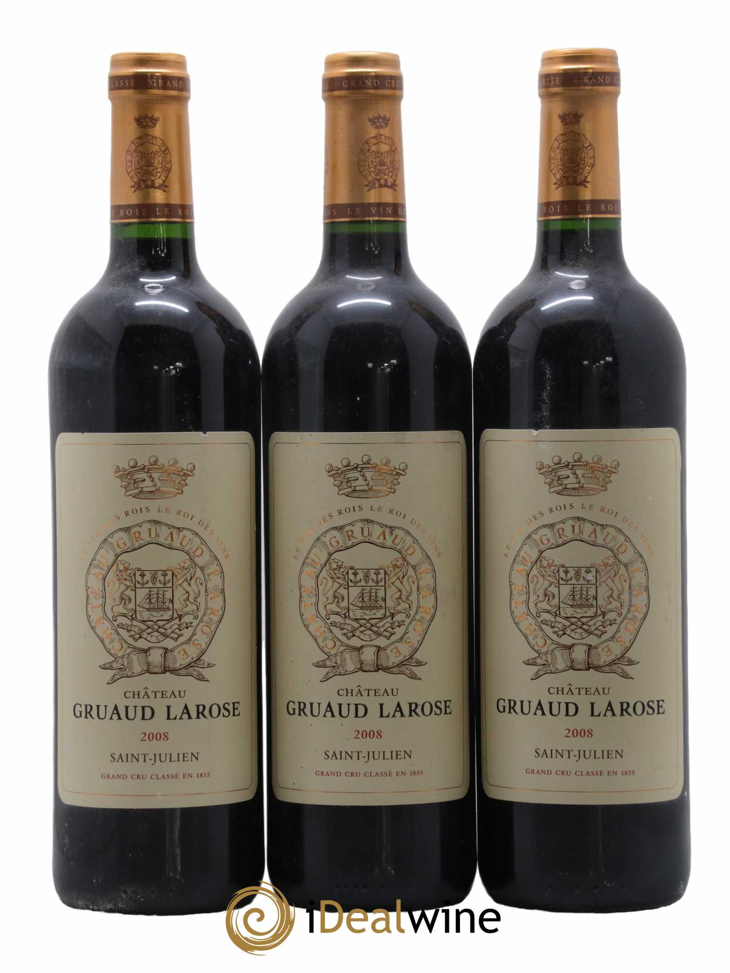 Château Gruaud Larose 2ème Grand Cru Classé 2008 - Lot de 3 bouteilles - 0