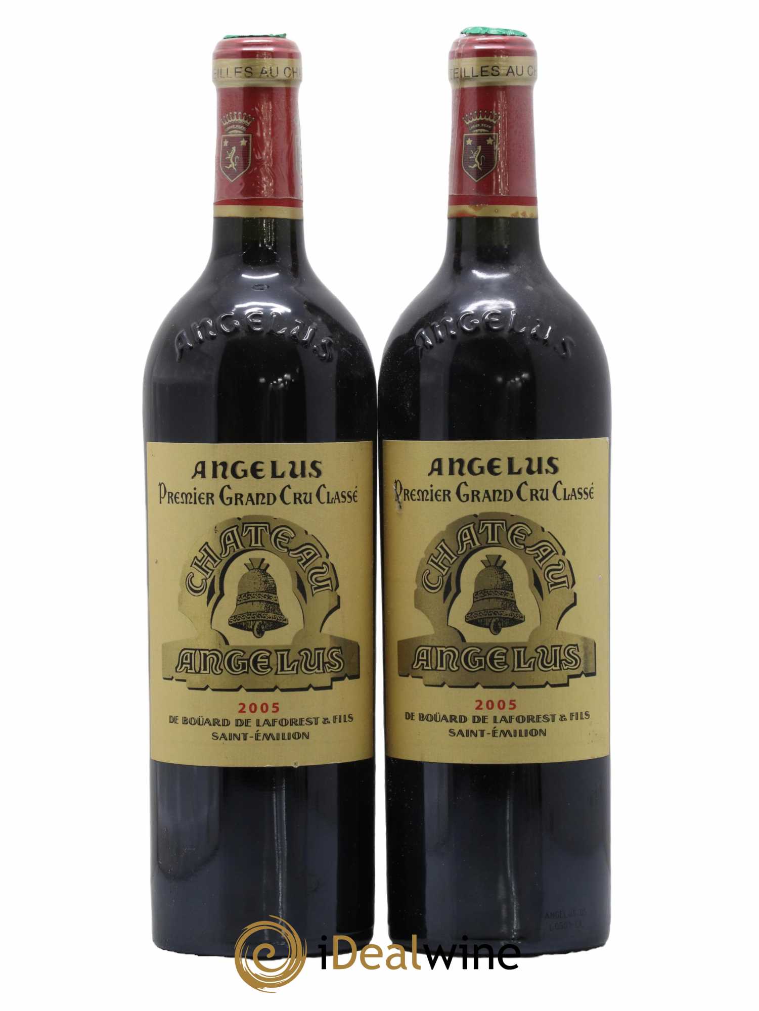 Château Angélus 1er Grand Cru Classé A 2005 - Lot de 2 bouteilles - 0