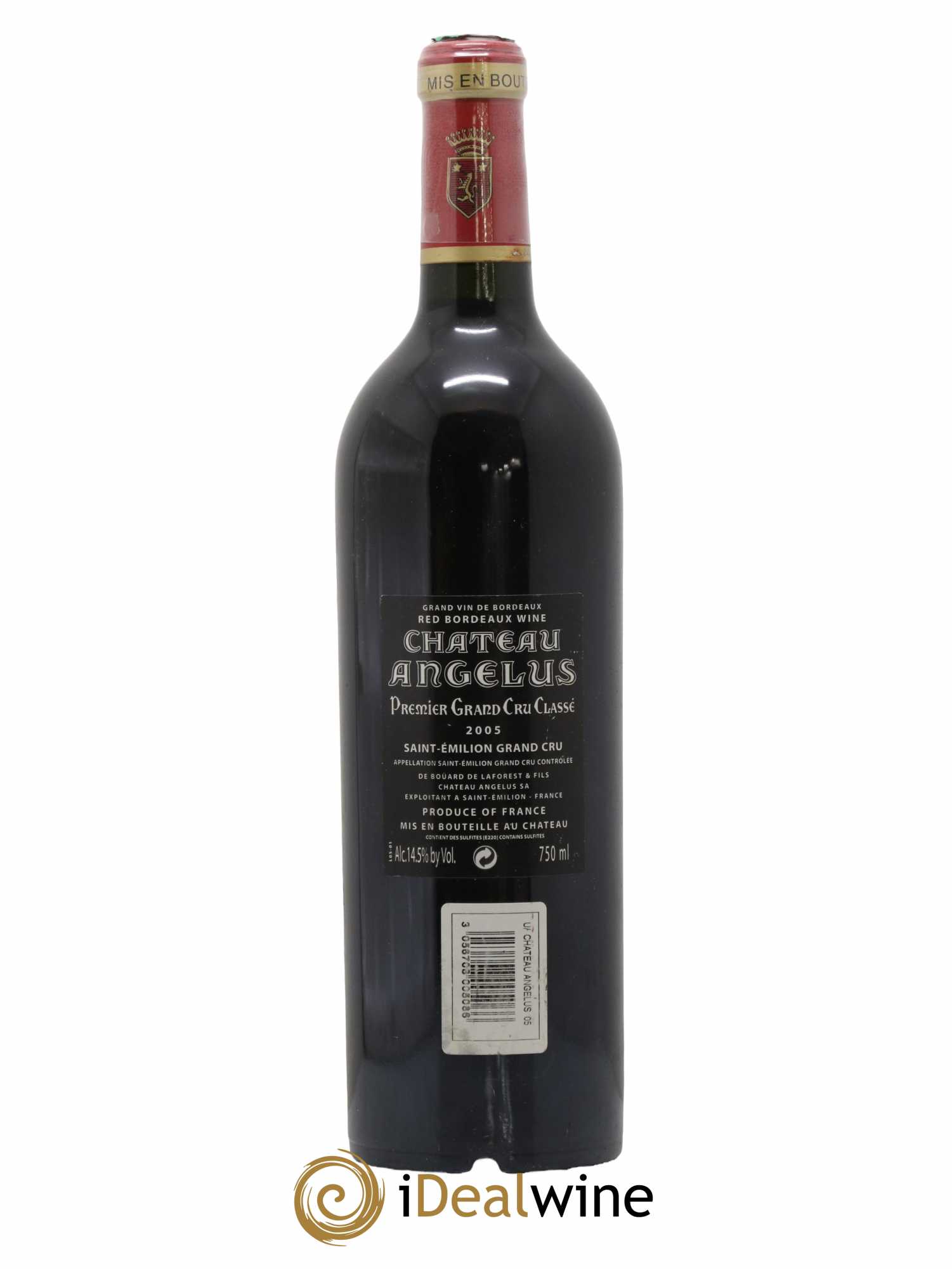 Château Angélus 1er Grand Cru Classé A 2005 - Lot de 1 bouteille - 1