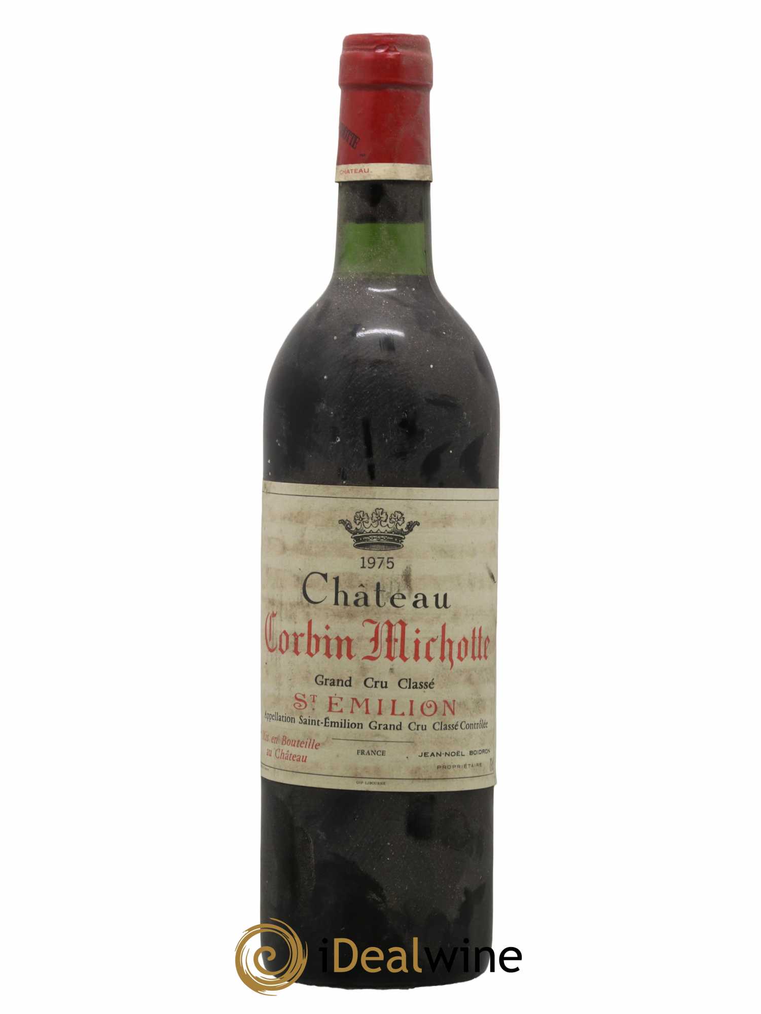 Château Corbin Michotte Grand Cru Classé 1975 - Lot de 1 bouteille - 0