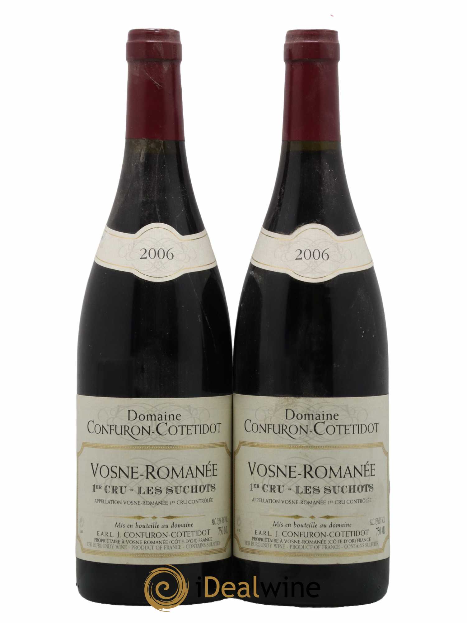 Vosne-Romanée 1er Cru Les Suchots Confuron-Cotetidot 2006 - Lot of 2 bottles - 0