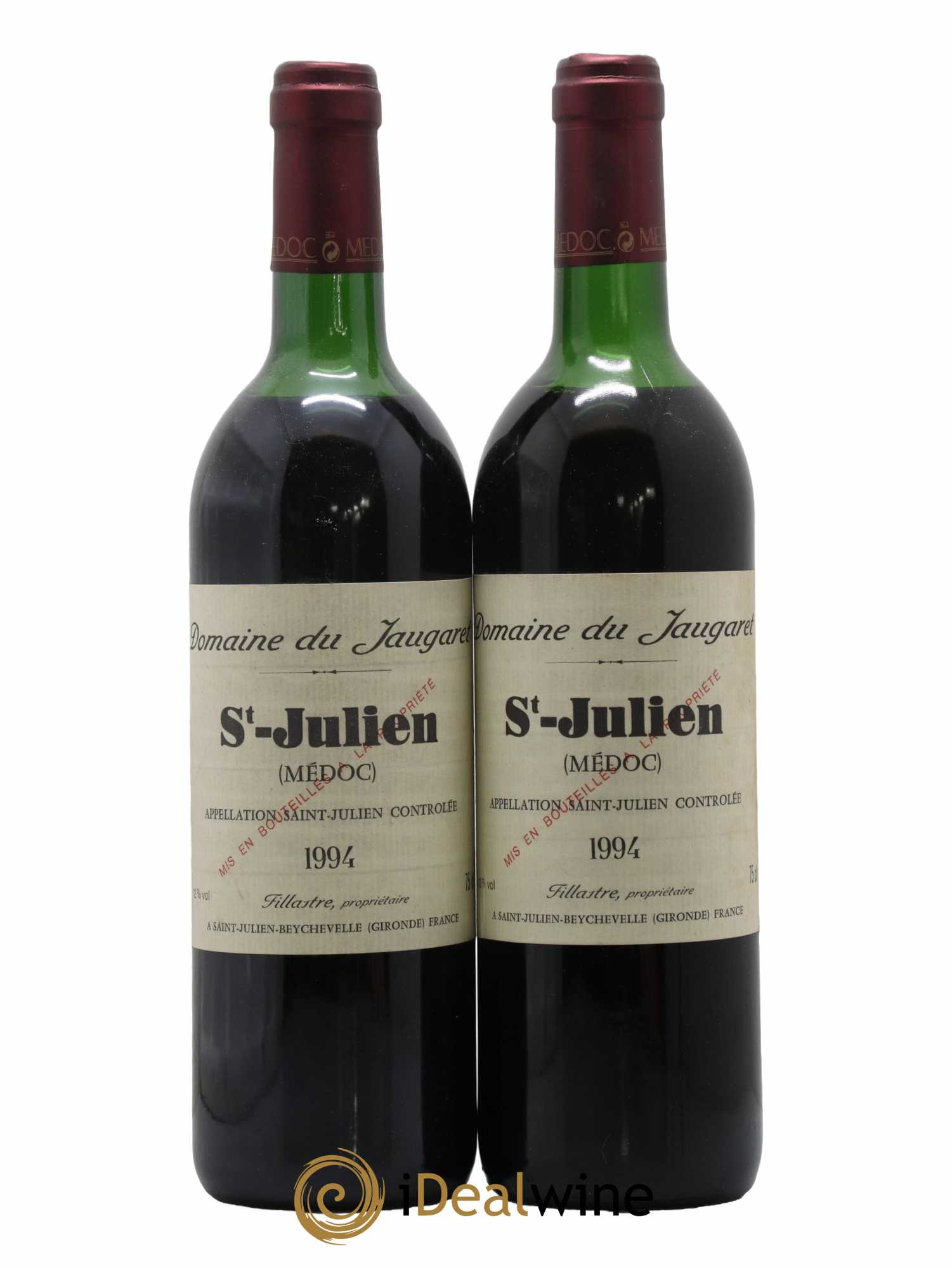 Domaine du Jaugaret 1994 - Lot de 2 bouteilles - 0