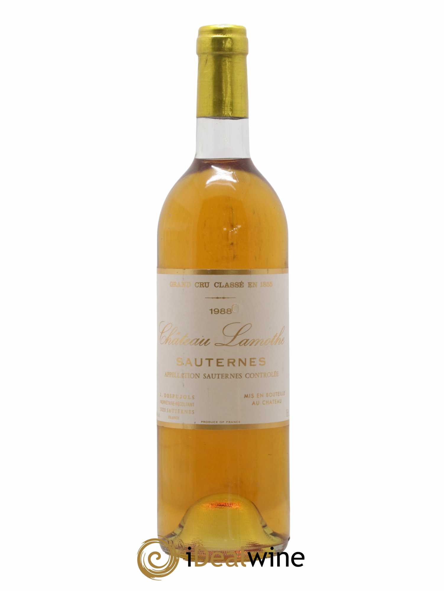 Château Lamothe 2ème Grand Cru Classé 1988 - Lot of 1 bottle - 0