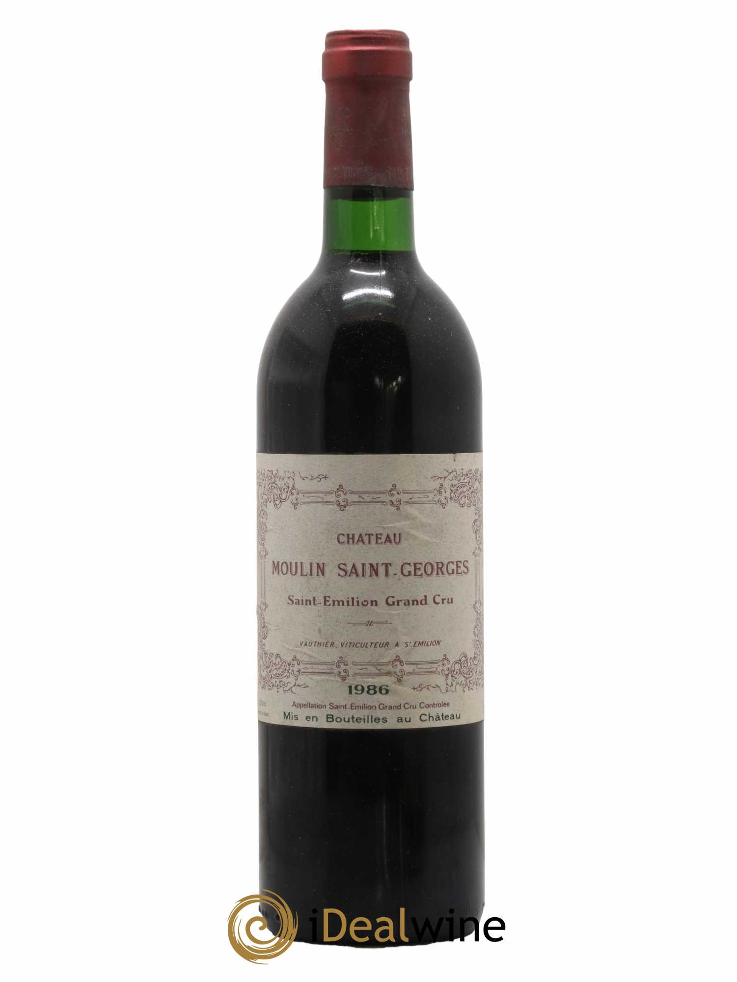 Château Moulin Saint Georges 1986 - Lot de 1 bouteille - 0