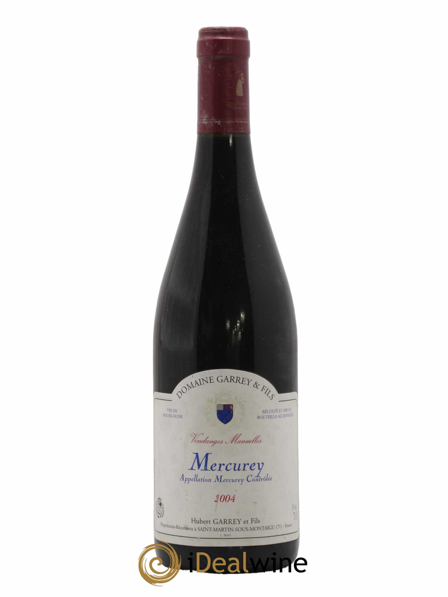 Mercurey Garrey Et Fils 2004 - Lot de 1 bouteille - 0