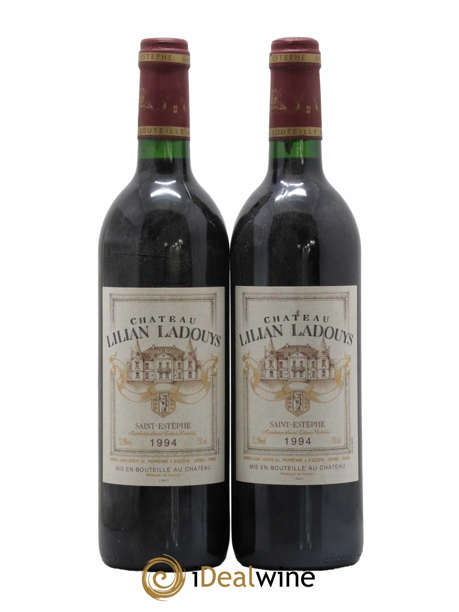 Château Lilian Ladouys Cru Bourgeois 1994 - Lot de 2 bouteilles - 0