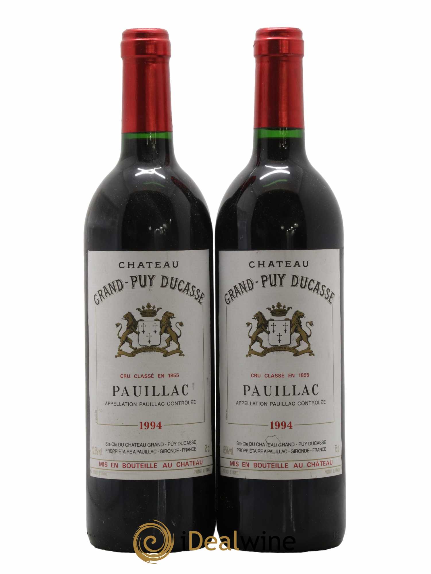 Château Grand Puy Ducasse 5ème Grand Cru Classé 1994 - Lot de 2 bouteilles - 0