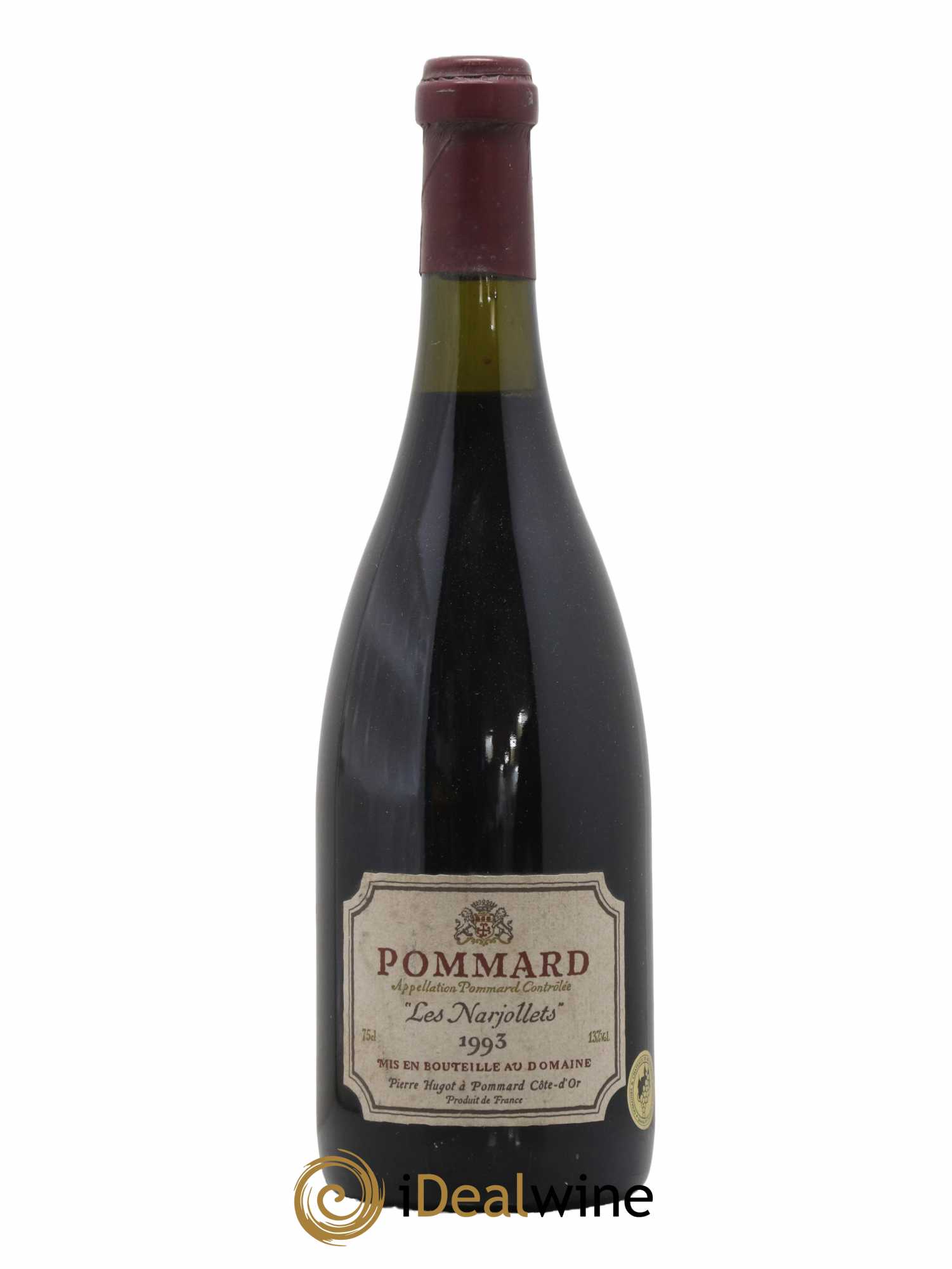 Pommard Les Narjollets Pierre Hugot 1993 - Lot de 1 bouteille - 0
