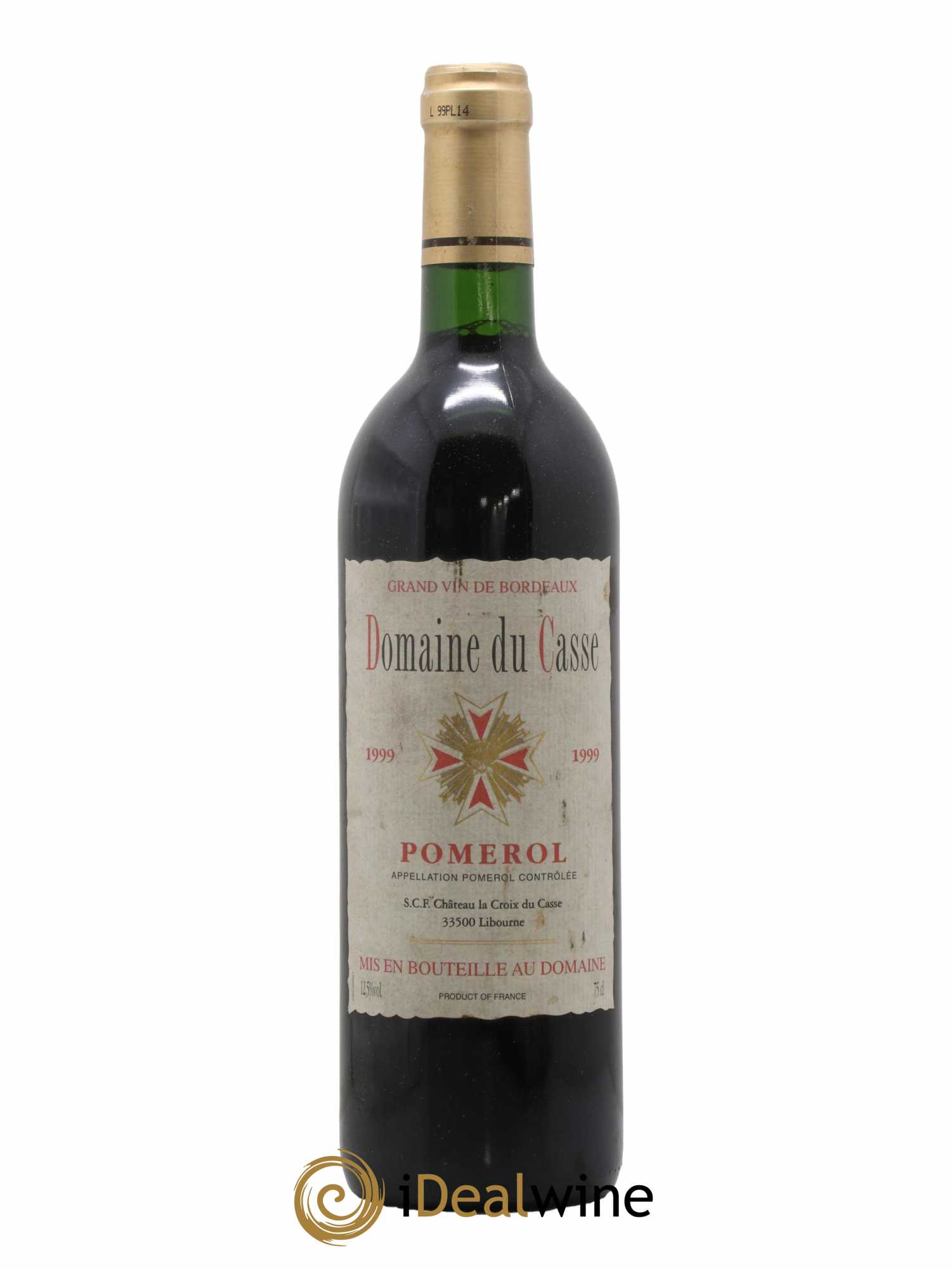 Pomerol Domaine du Casse 1999 - Lotto di 1 bottiglia - 0