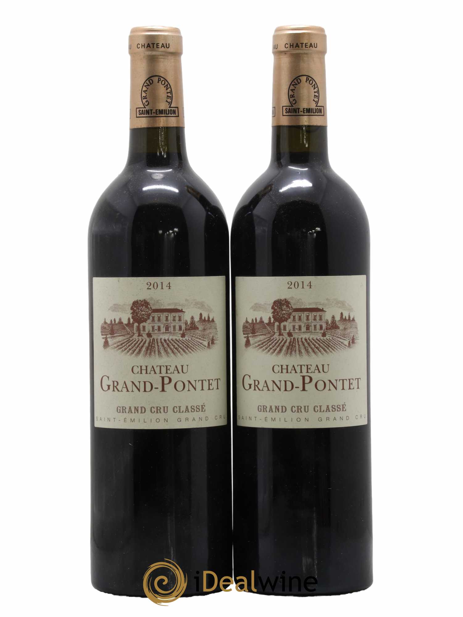 Château Grand Pontet Grand Cru Classé 2014 - Lot de 2 bouteilles - 0