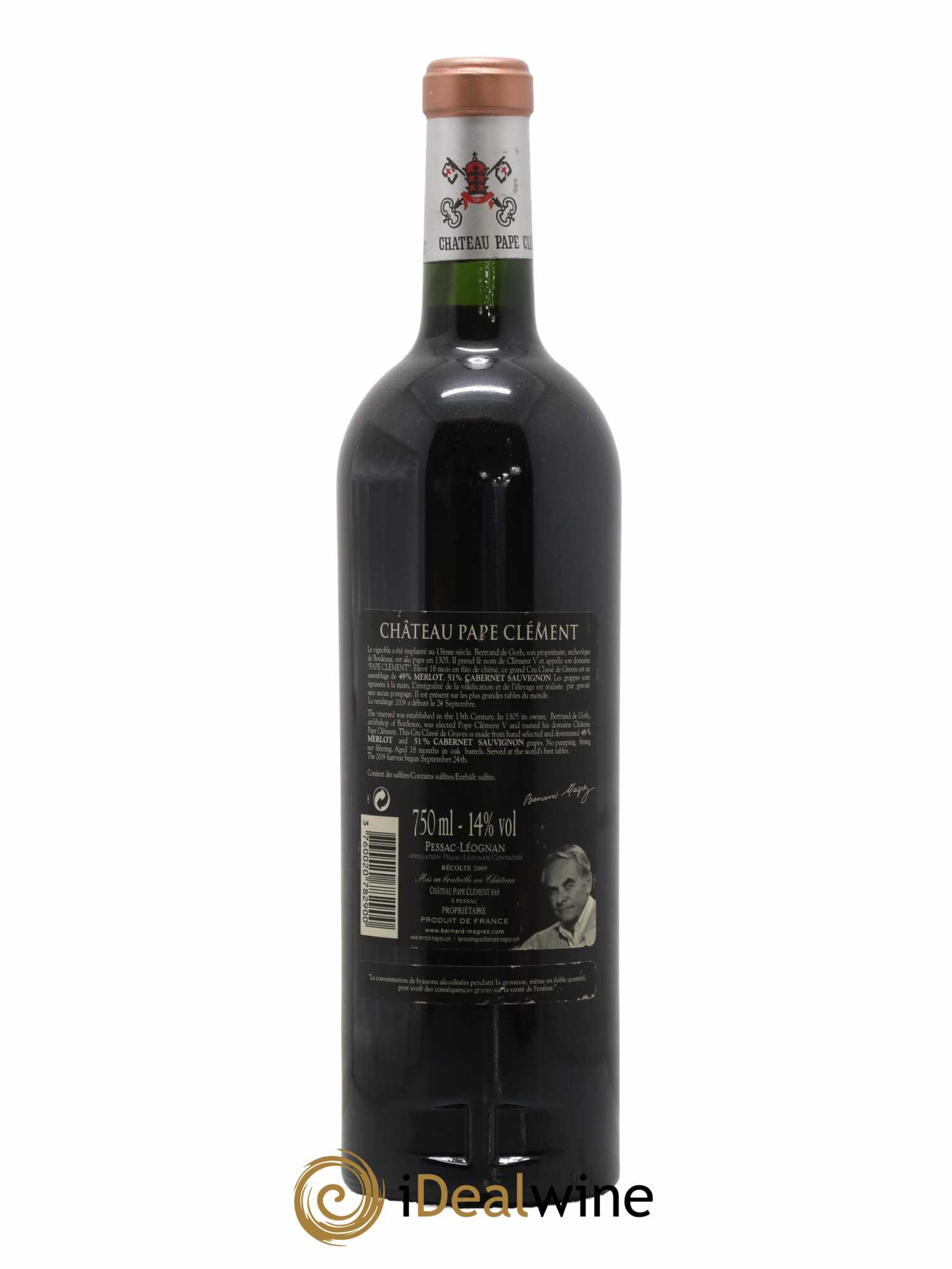 Château Pape Clément Cru Classé de Graves 2009 - Lot de 1 bouteille - 1