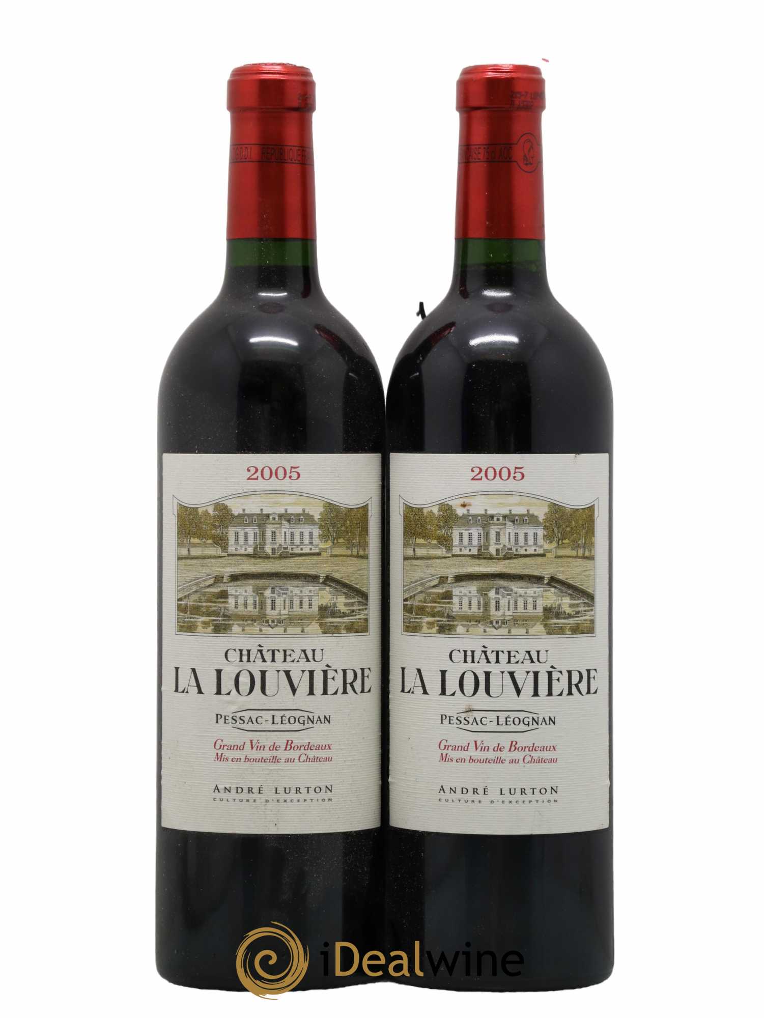 Château la Louvière 2005 - Lot de 2 bouteilles - 0