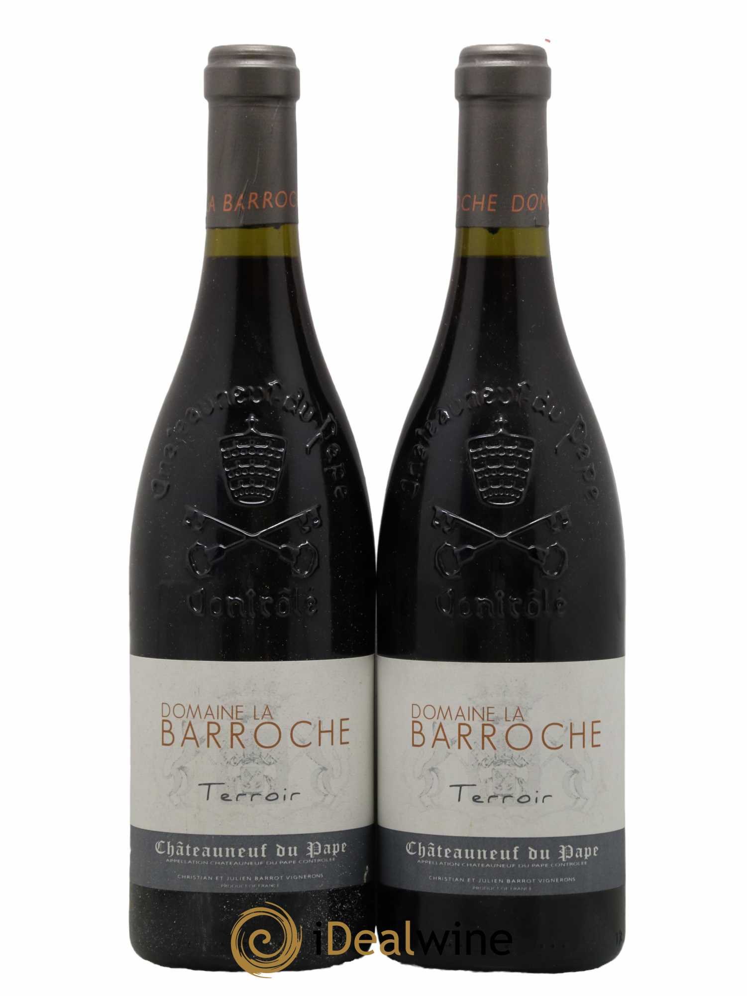 Châteauneuf-du-Pape La Barroche (Domaine de) Julien Barrot 2007 - Lot de 2 bouteilles - 0