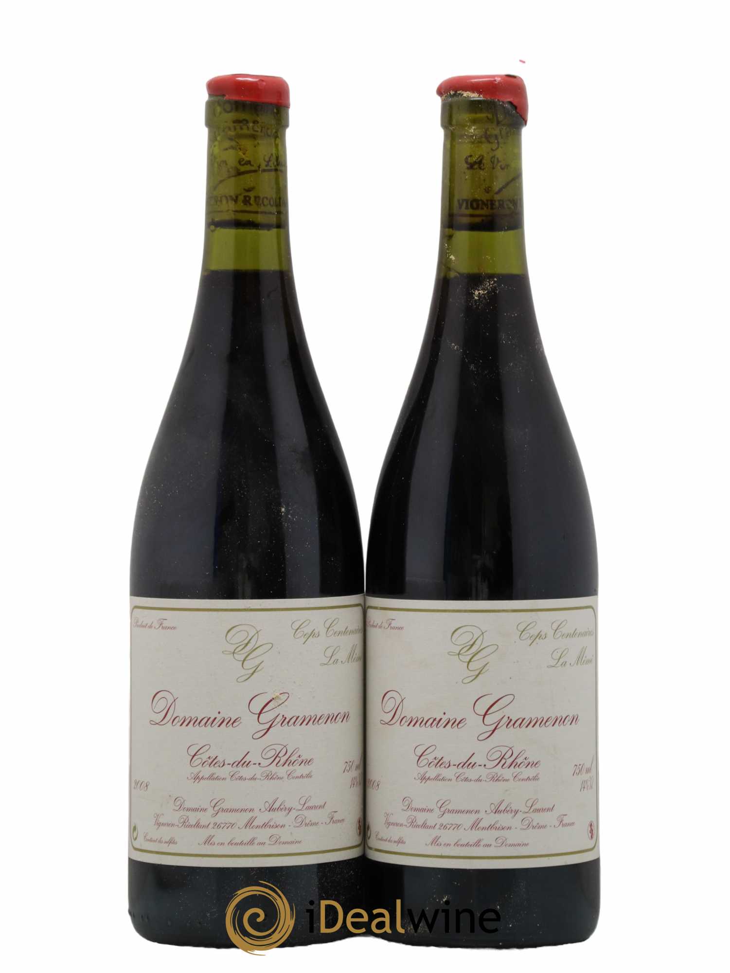 Côtes-du-Rhône La Mémé Ceps Centenaires Gramenon (Domaine) 2008 - Lot de 2 bouteilles - 0