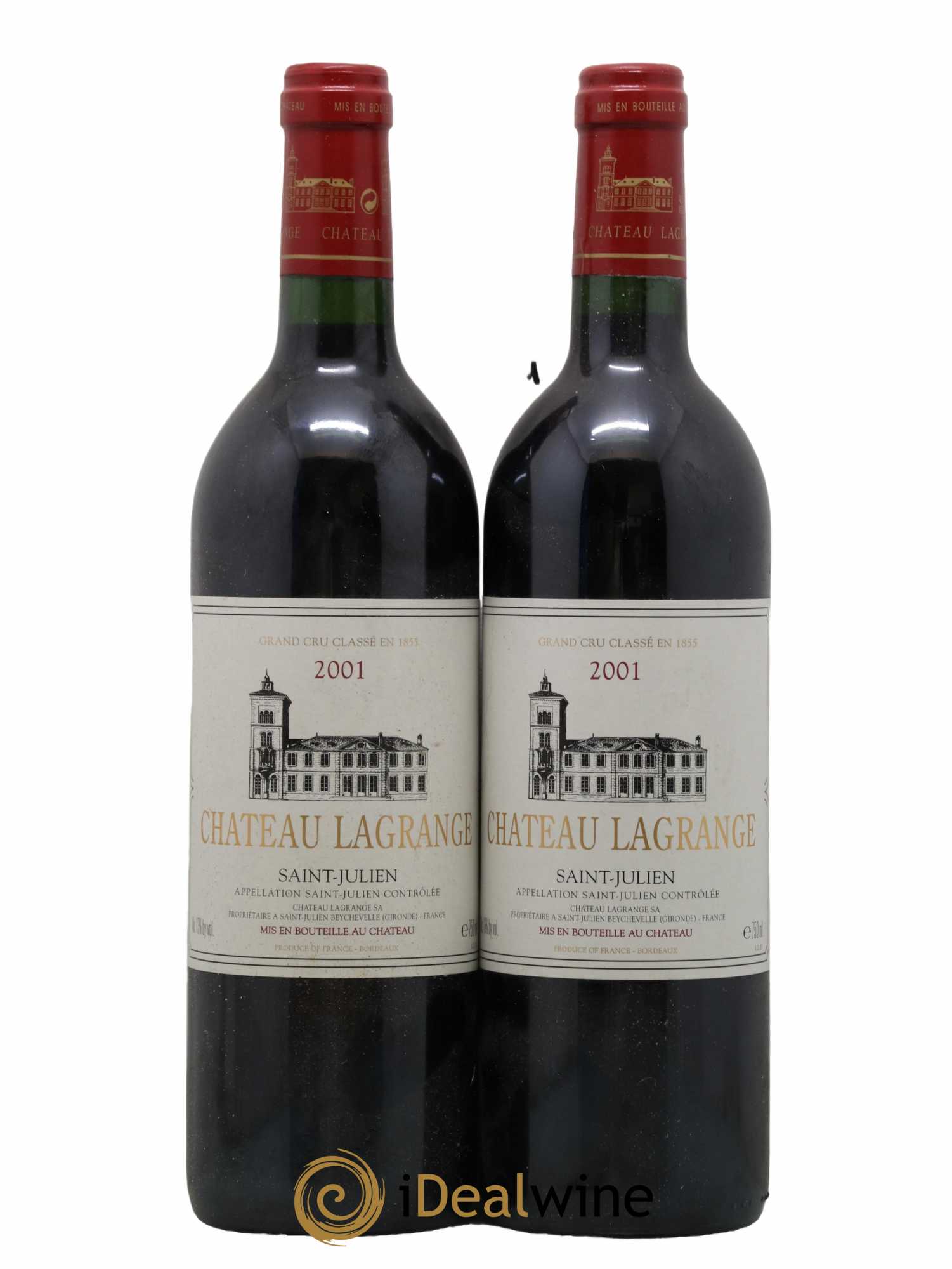 Château Lagrange 3ème Grand Cru Classé 2001 - Lot de 2 bouteilles - 0