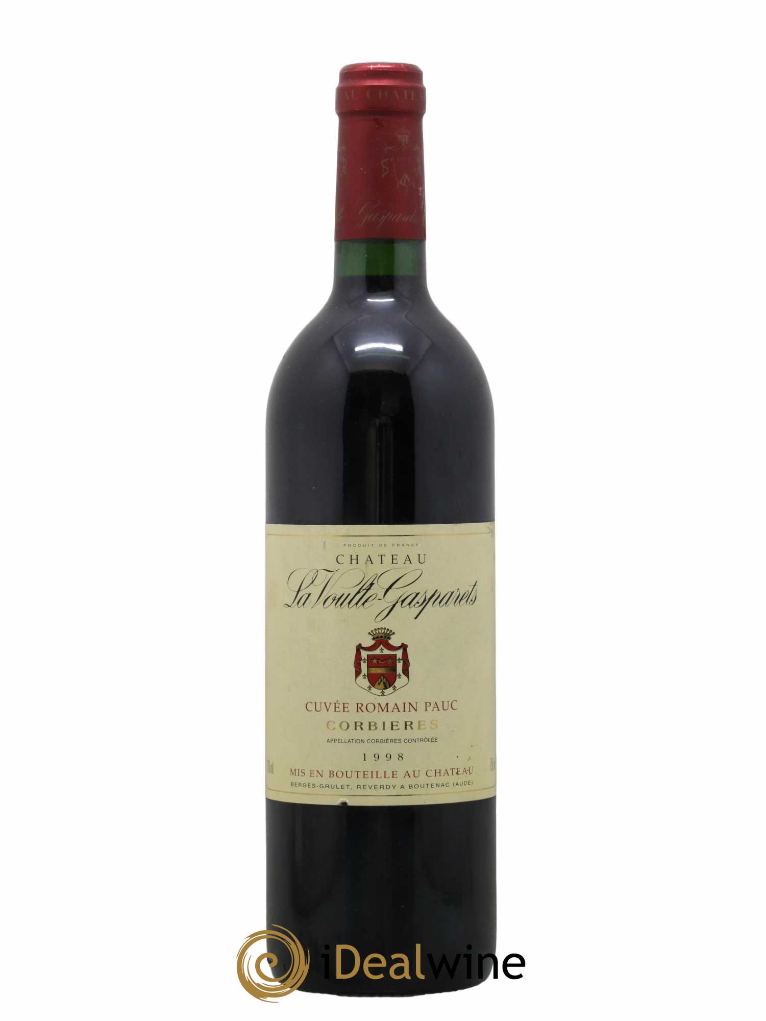 Corbières Boutenac La Voulte-Gasparets Cuvée Romain Pauc Patrick Reverdy 1998 - Lot de 1 bouteille - 0