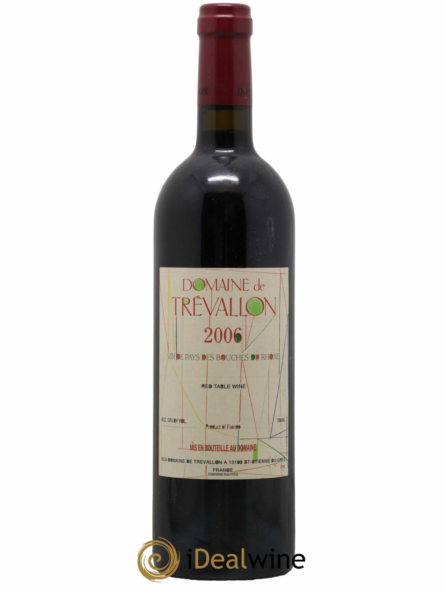 VDP Bouches du Rhône Trévallon (Domaine de) Eloi Dürrbach 2006 - Lot de 1 bouteille - 0