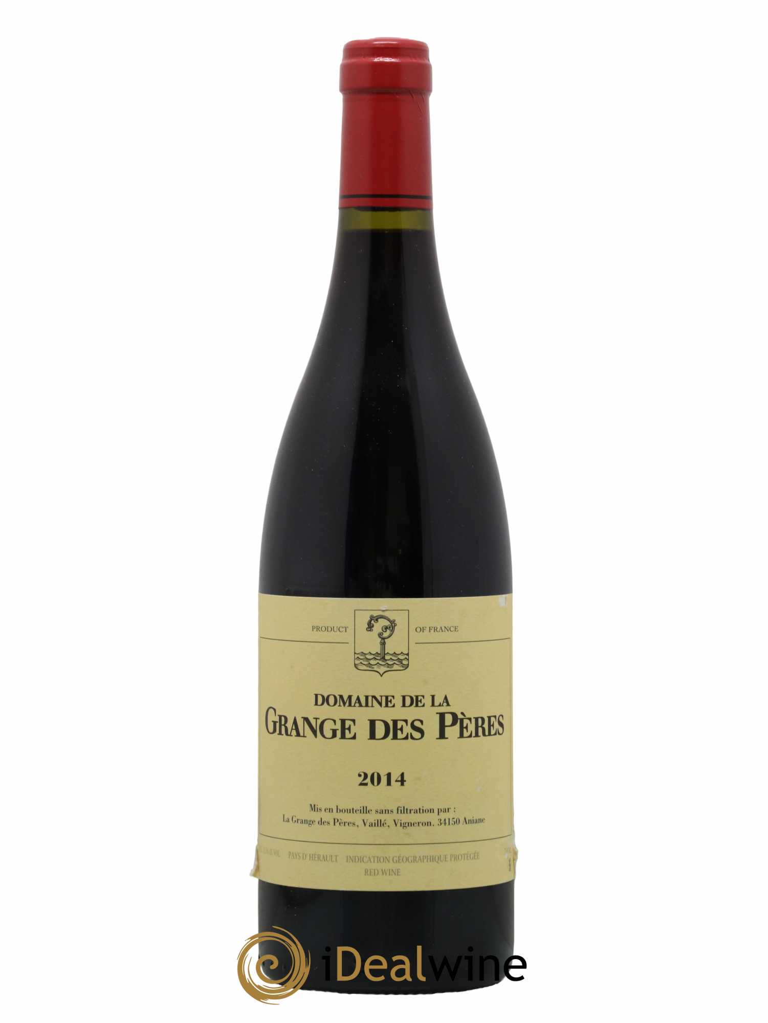 Pays d'Hérault Grange des Pères Laurent Vaillé 2014 - Lot de 1 bouteille - 0