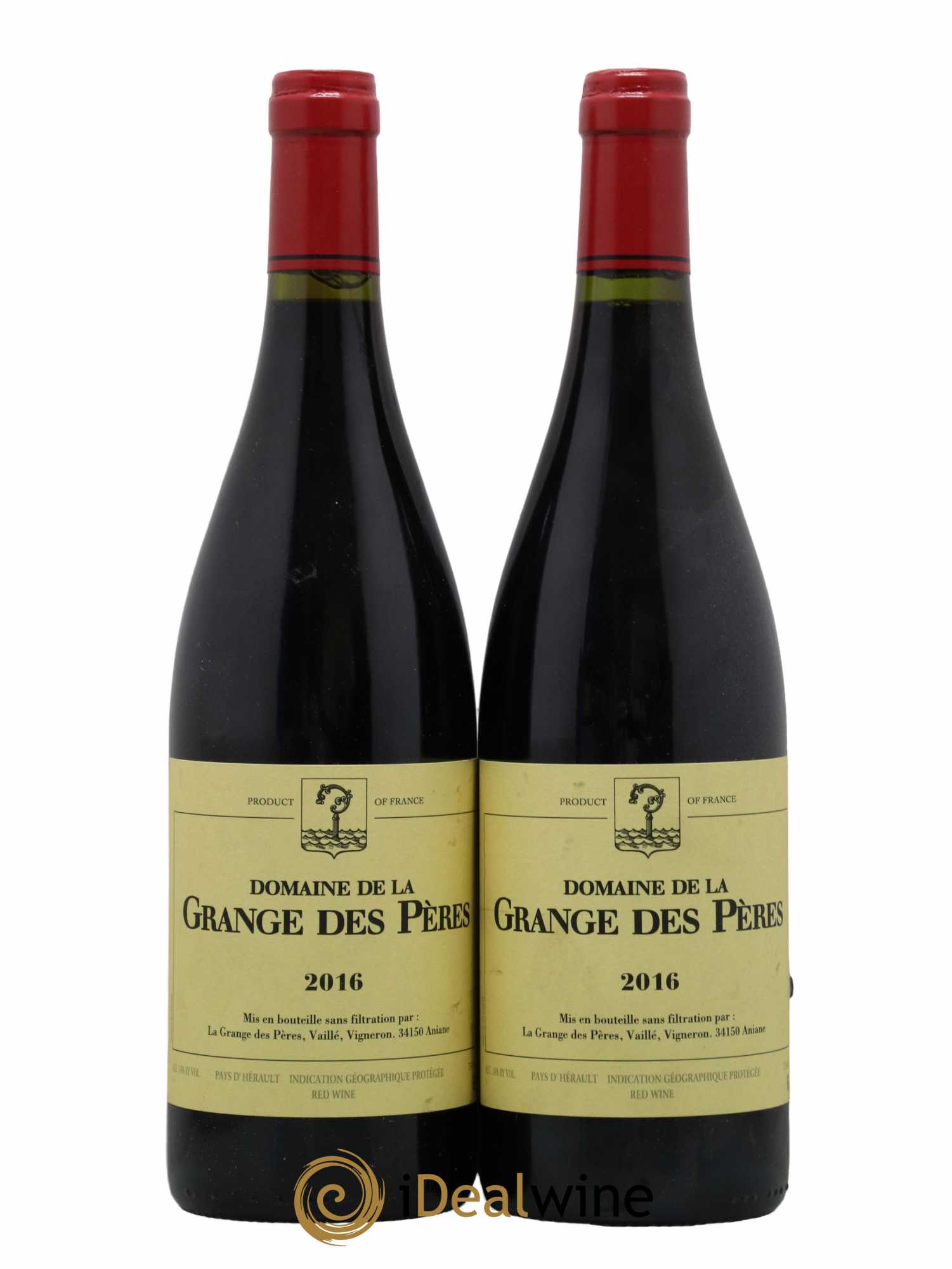 Pays d'Hérault Grange des Pères Laurent Vaillé 2016 - Lot de 2 bouteilles - 0