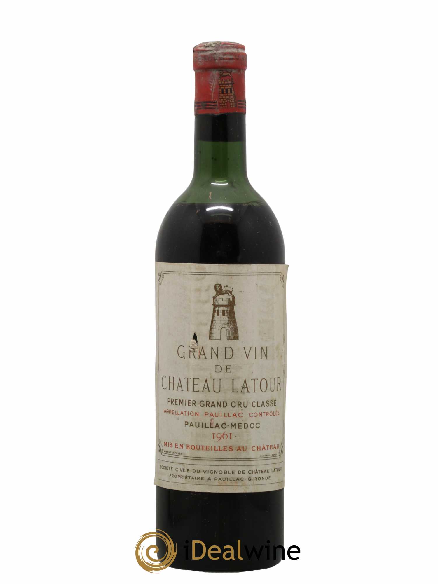 Château Latour 1er Grand Cru Classé 1961 - Lot de 1 bouteille - 0