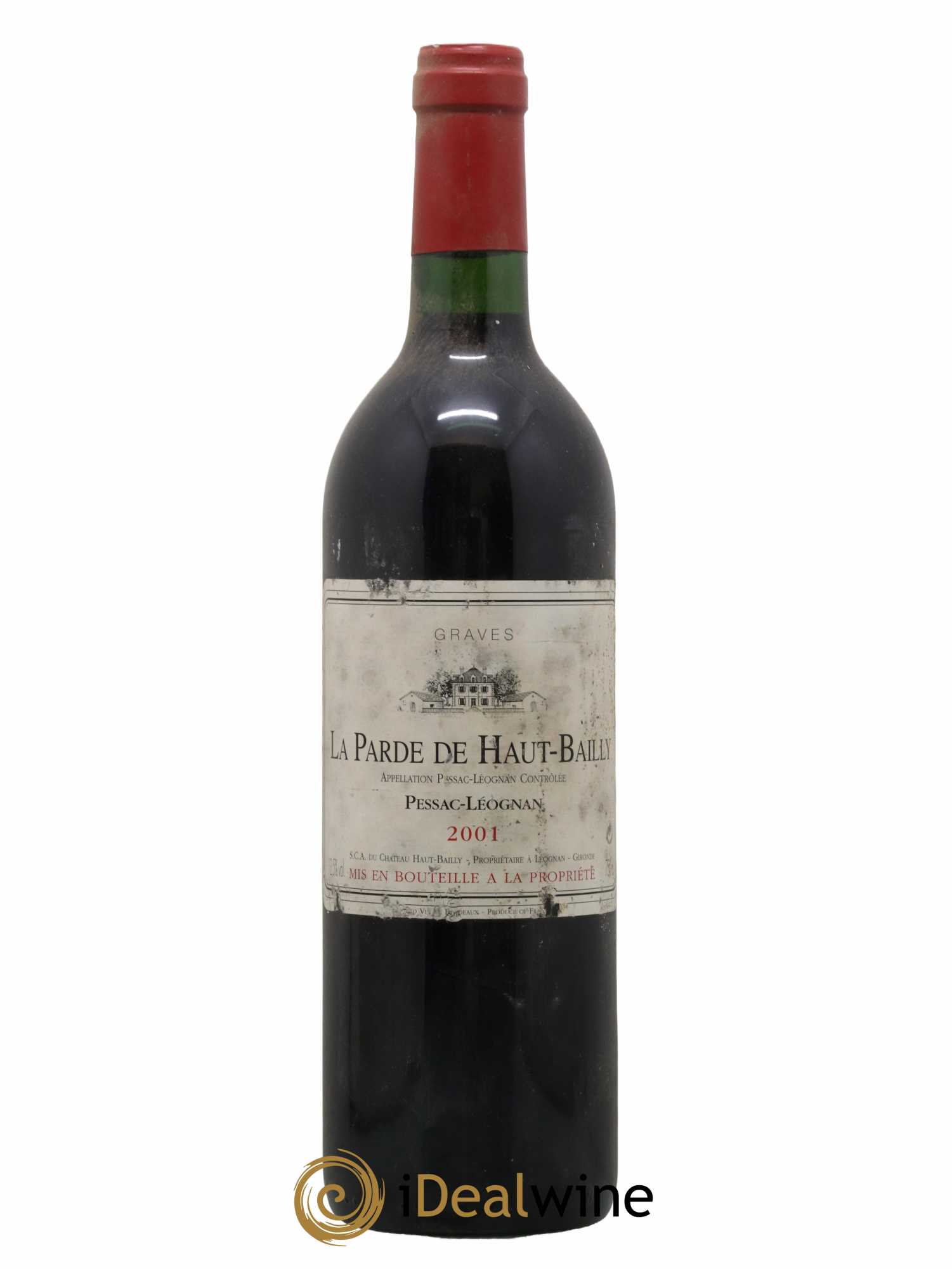 Haut Bailly II (Anciennement La Parde de Haut-Bailly) Second Vin 2001 - Lot de 1 bouteille - 0