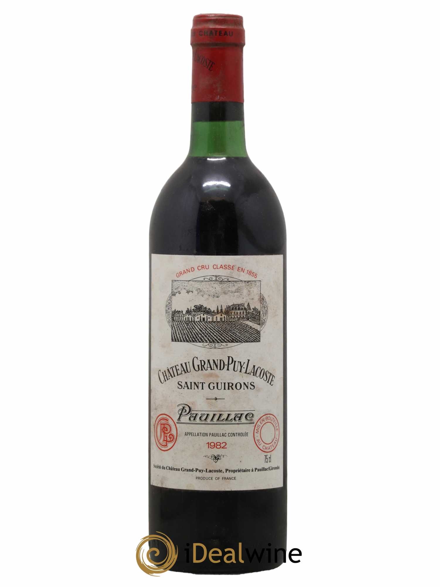 Château Grand Puy Lacoste 5ème Grand Cru Classé 1982 - Lot de 1 bouteille - 0
