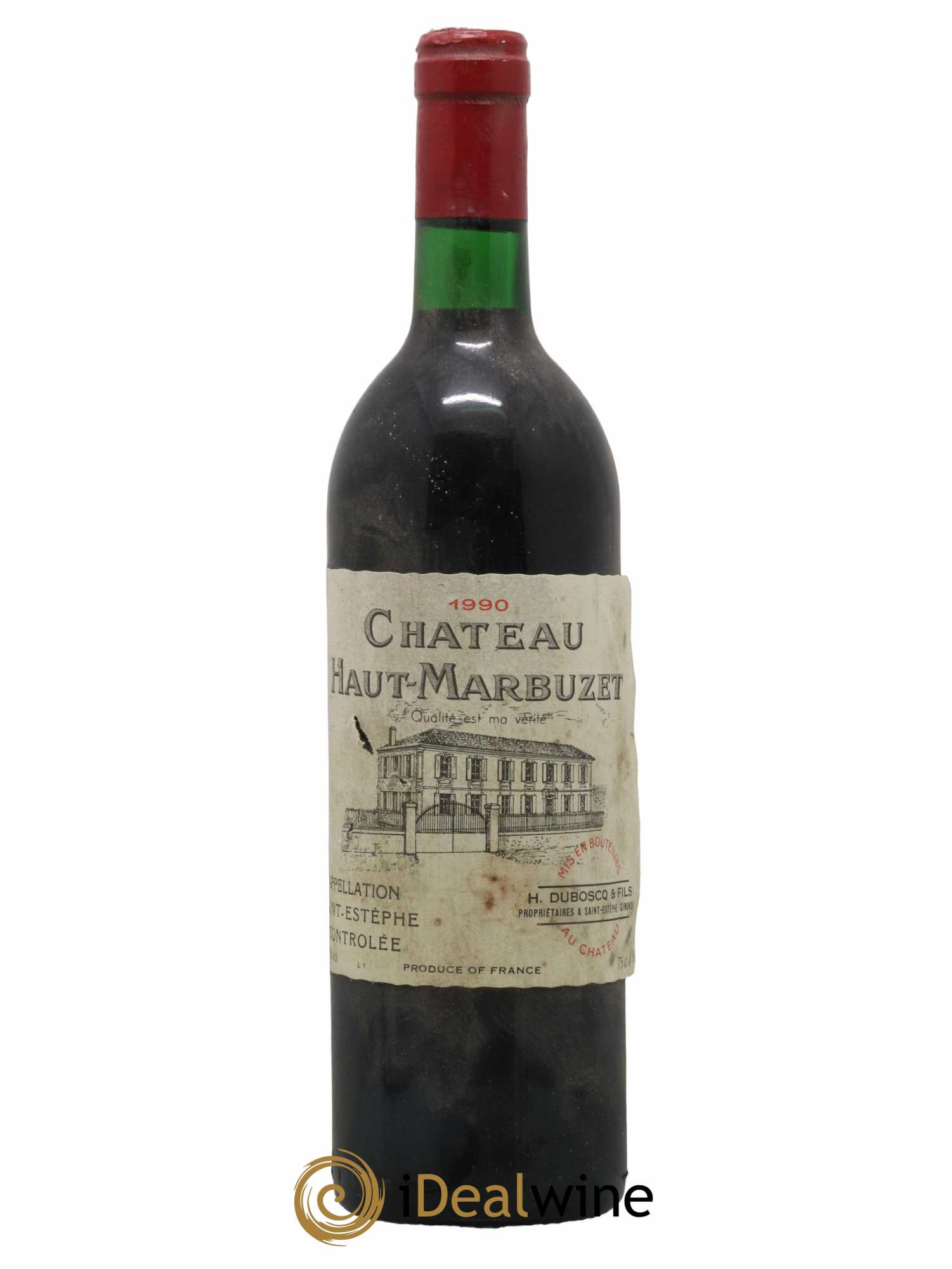 Château Haut Marbuzet 1990 - Lot de 1 bouteille - 0