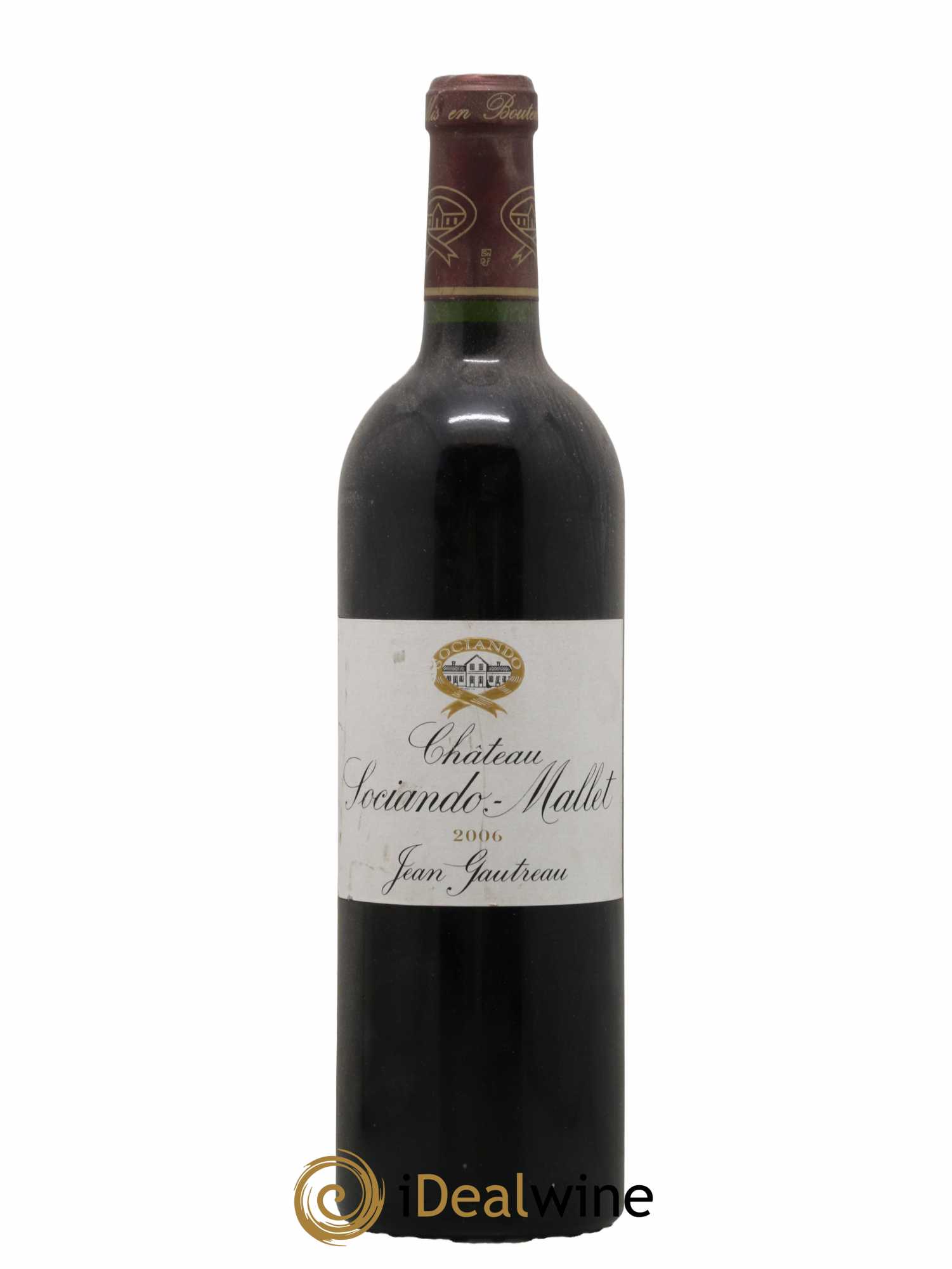 Château Sociando Mallet 2006 - Lot de 1 bouteille - 0