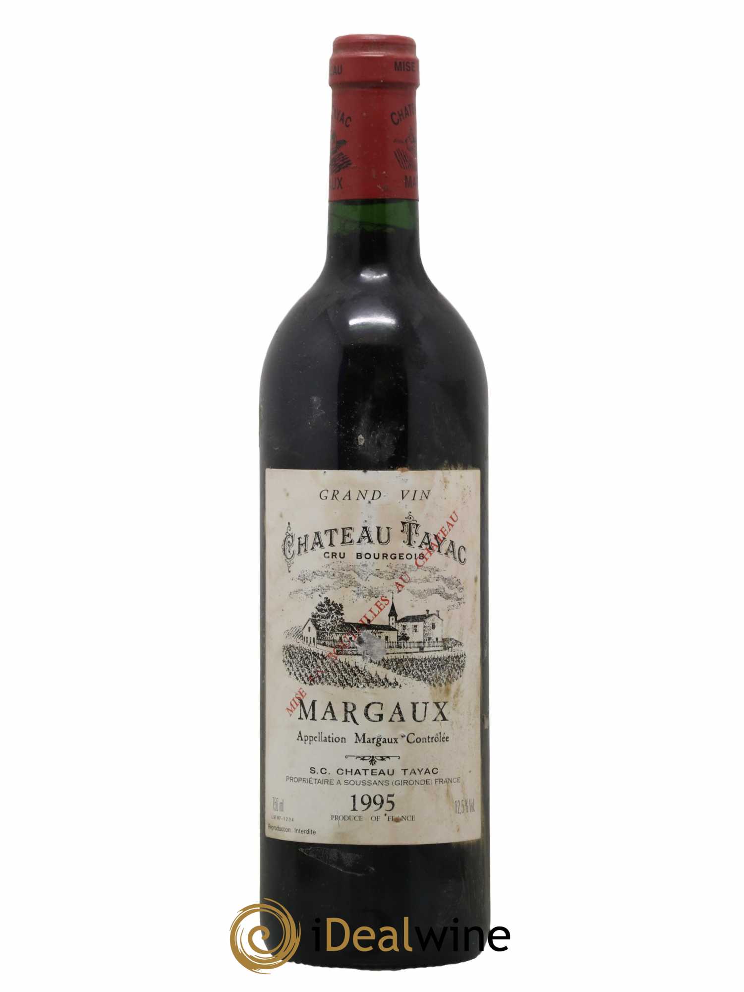 Château Tayac Cru Bourgeois 1995 - Lot de 1 bouteille - 0