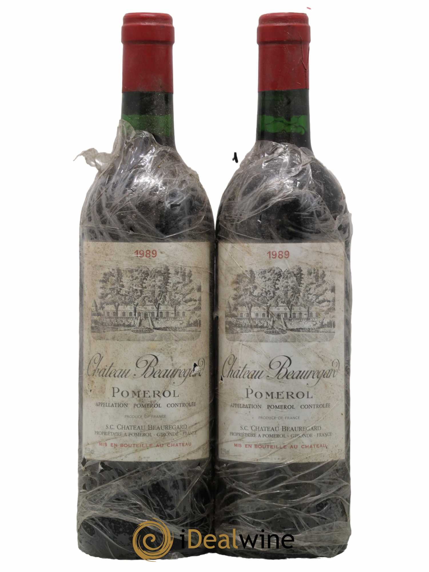 Château Beauregard 1989 - Lot de 2 bouteilles - 0