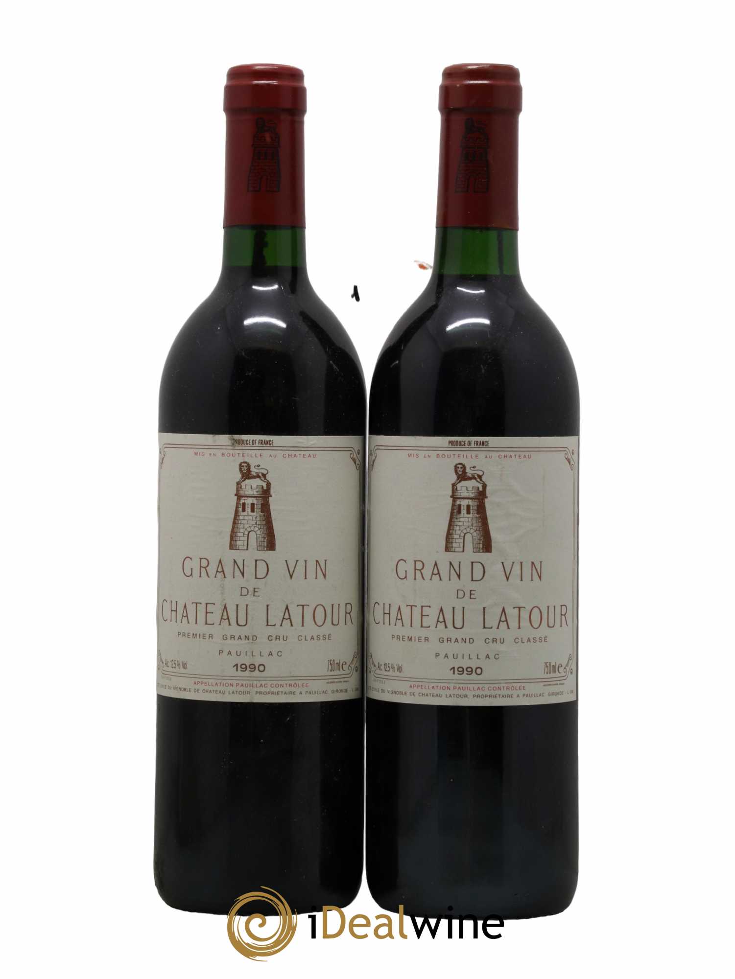 Château Latour 1er Grand Cru Classé 1990 - Lot de 2 bouteilles - 0