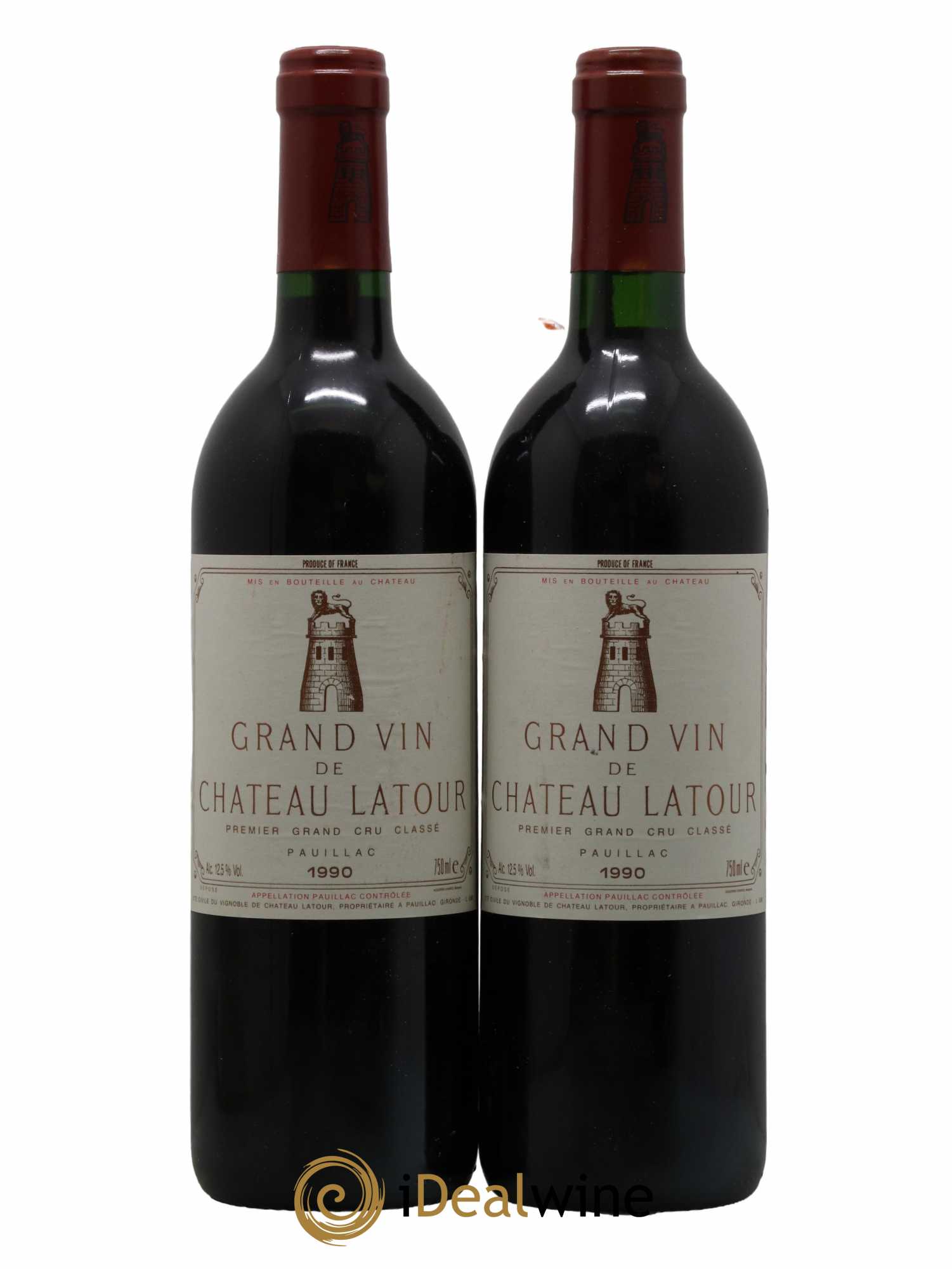 Château Latour 1er Grand Cru Classé 1990 - Lot de 2 bouteilles - 0