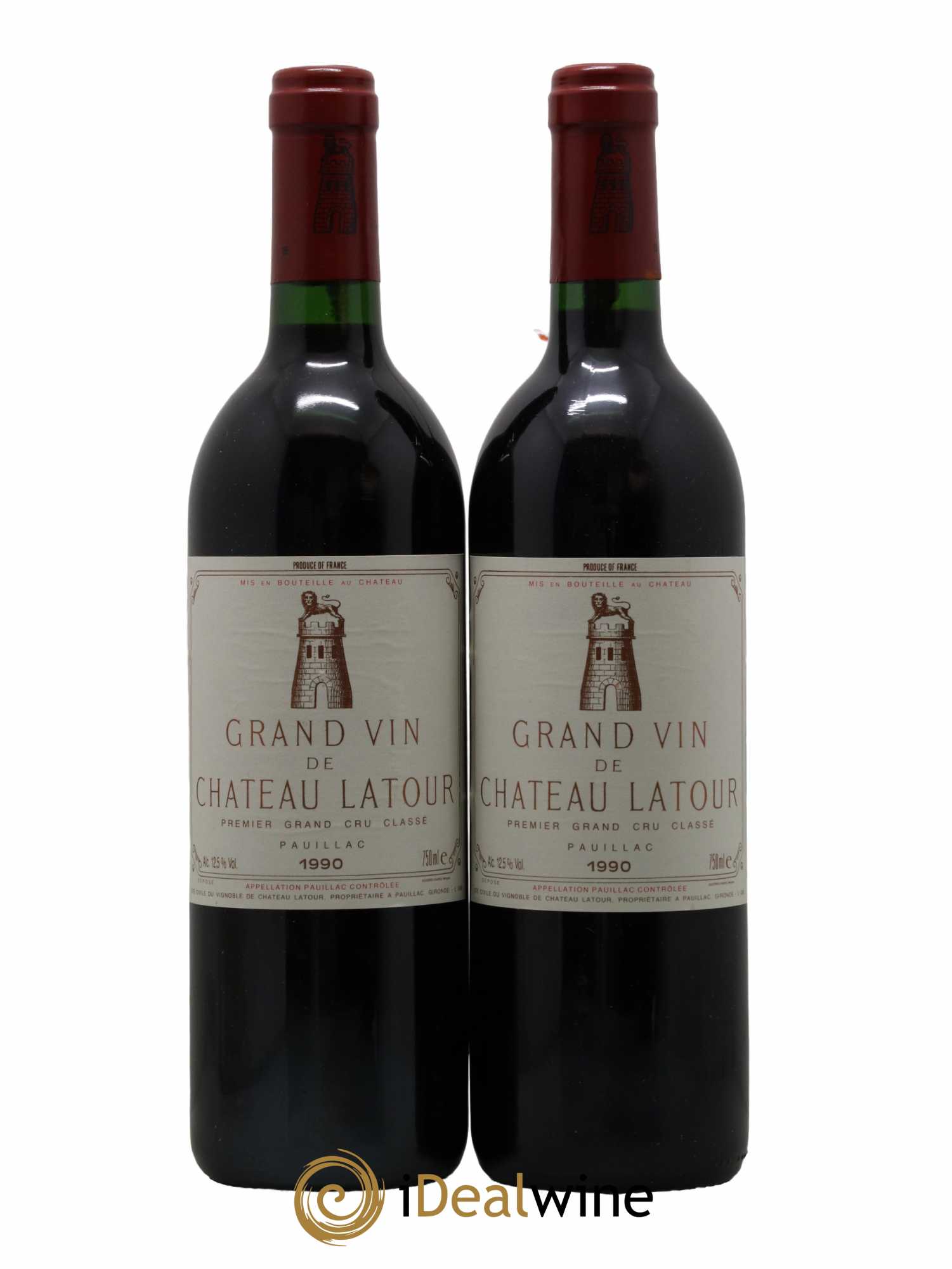 Château Latour 1er Grand Cru Classé 1990 - Lot de 2 bouteilles - 0