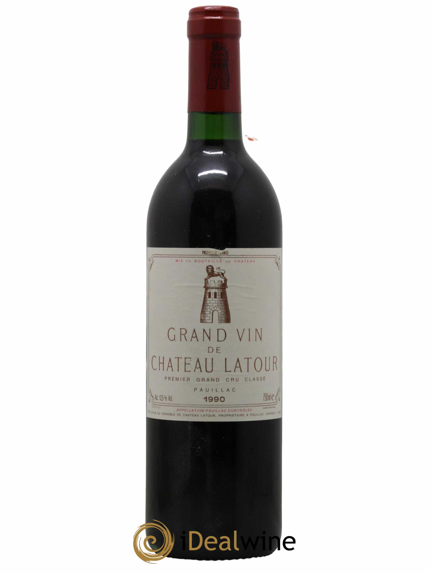 Château Latour 1er Grand Cru Classé 1990 - Lot de 1 bouteille - 0