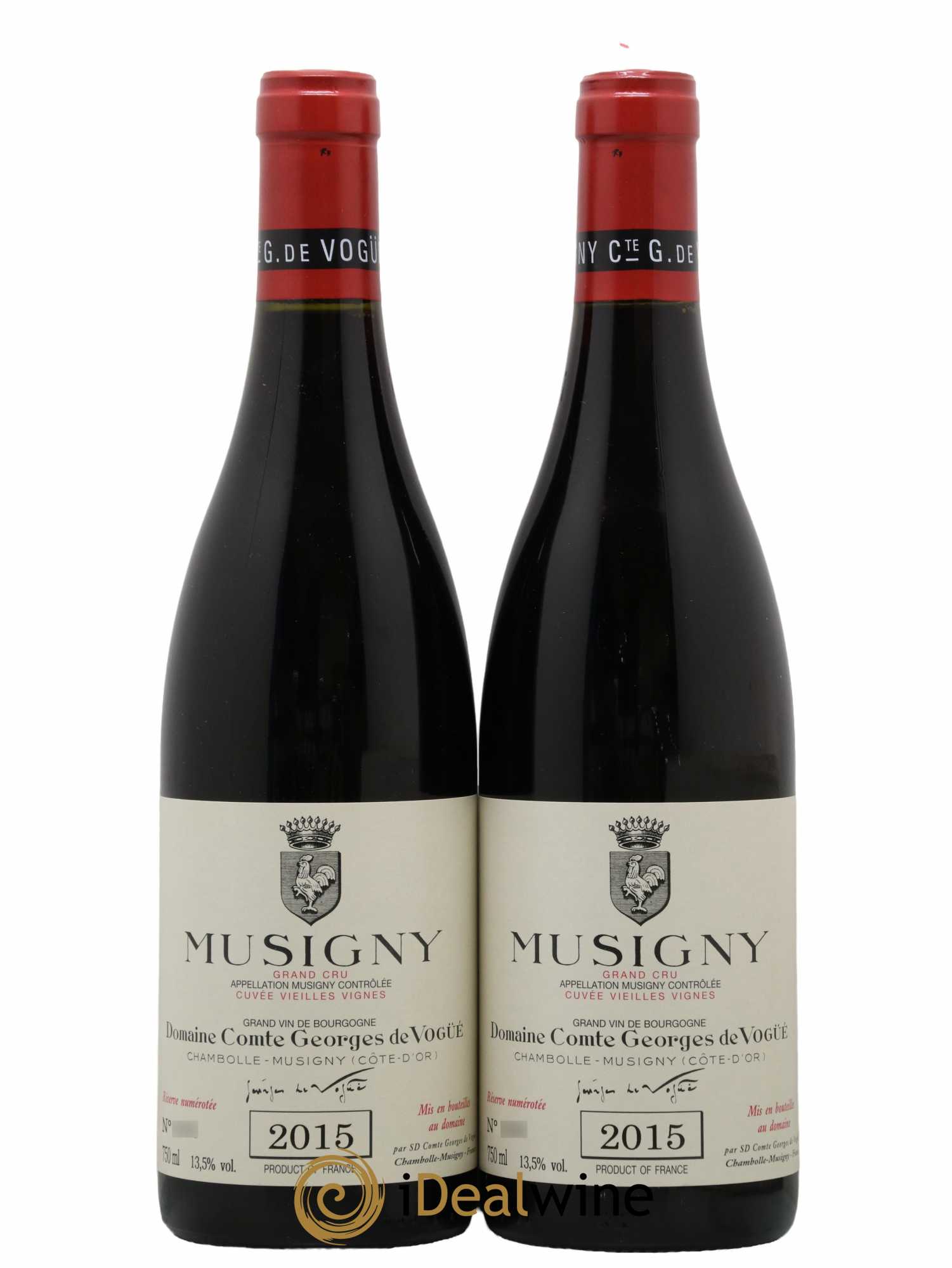Musigny Grand Cru Cuvée Vieilles Vignes Comte Georges de Vogüé 2015 - Lot de 2 bouteilles - 0